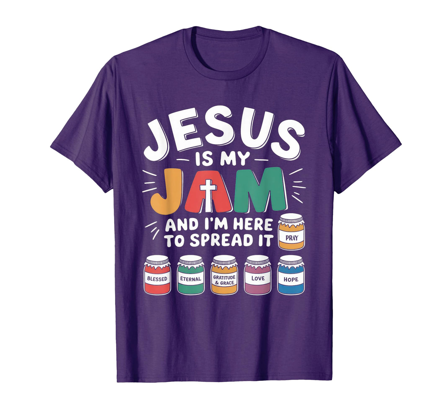 Jesus is My Jam Tshirt Men Women Christian Bible Verse T-Shirt