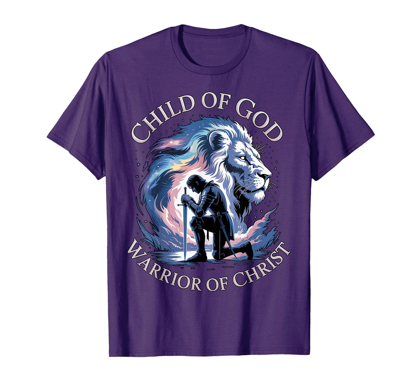 Child of God Warrior of Christ Christian Religious T-Shirt