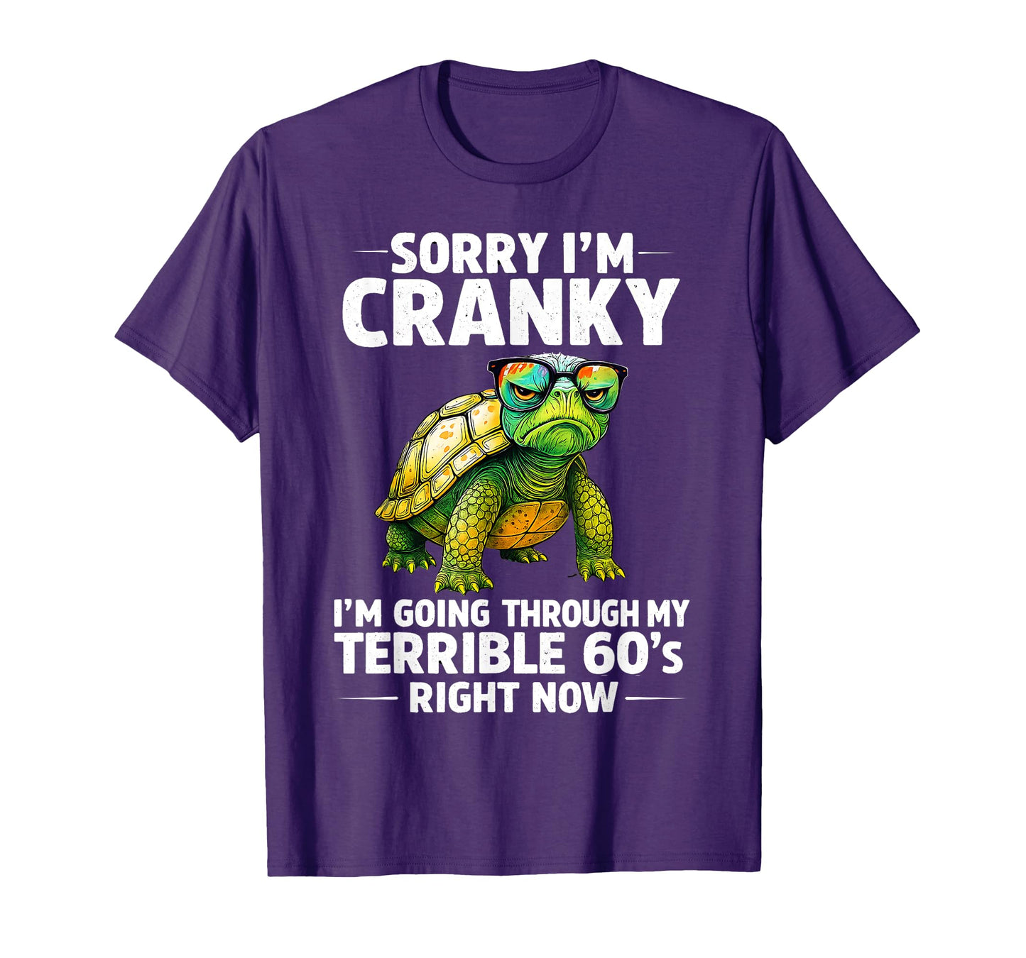 Sorry I’m Cranky I’m Going Through My Terrible 60s Turtle T-Shirt