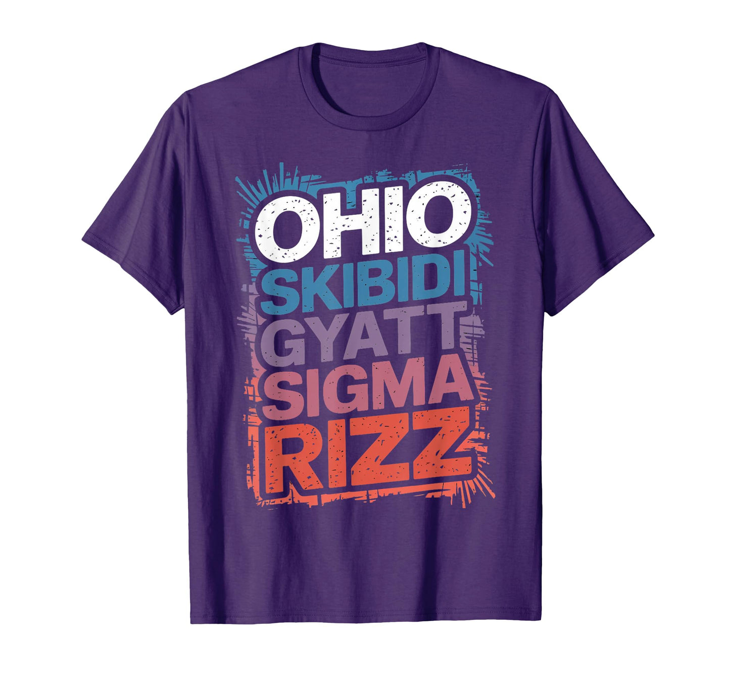 Ohio Skibidi Gyatt Sigma Rizz Gen Slang Rizz Funny Rizzler T-Shirt