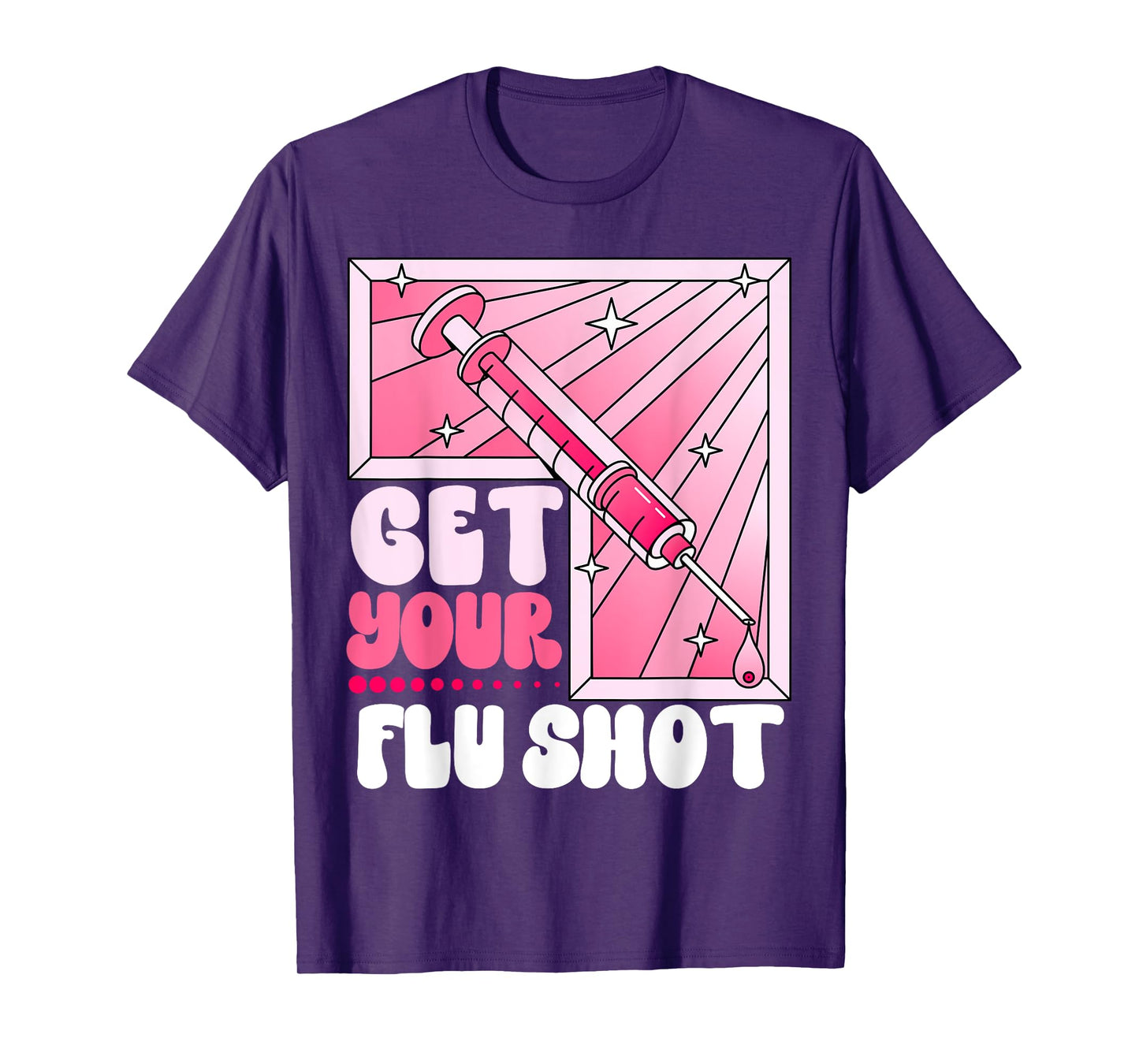 flu shot nurse medical assistant nursing flu cold season cna T-Shirt