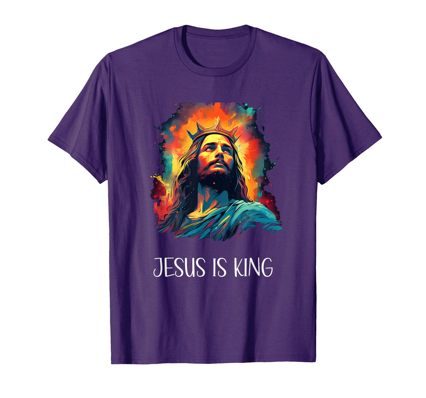 Jesus is King of Christian Faith for Men, Women, Kids, Teens T-Shirt