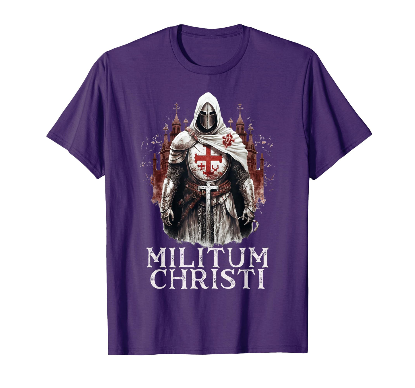 Catholic Knight Templar Crusader Cross T-Shirt