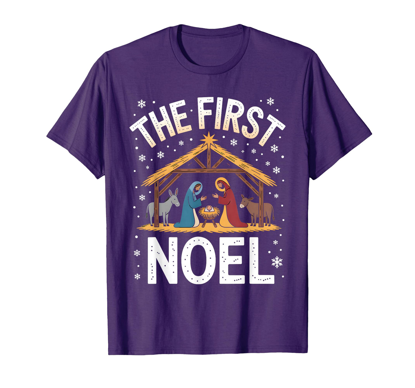 Christian Christmas First Noel Celebrate The Nativity T-Shirt