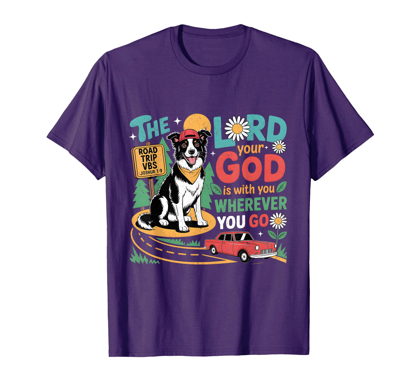 Road Trip VBS 2025 Christian Dog Bible Theme T-Shirt for Men Women Kids