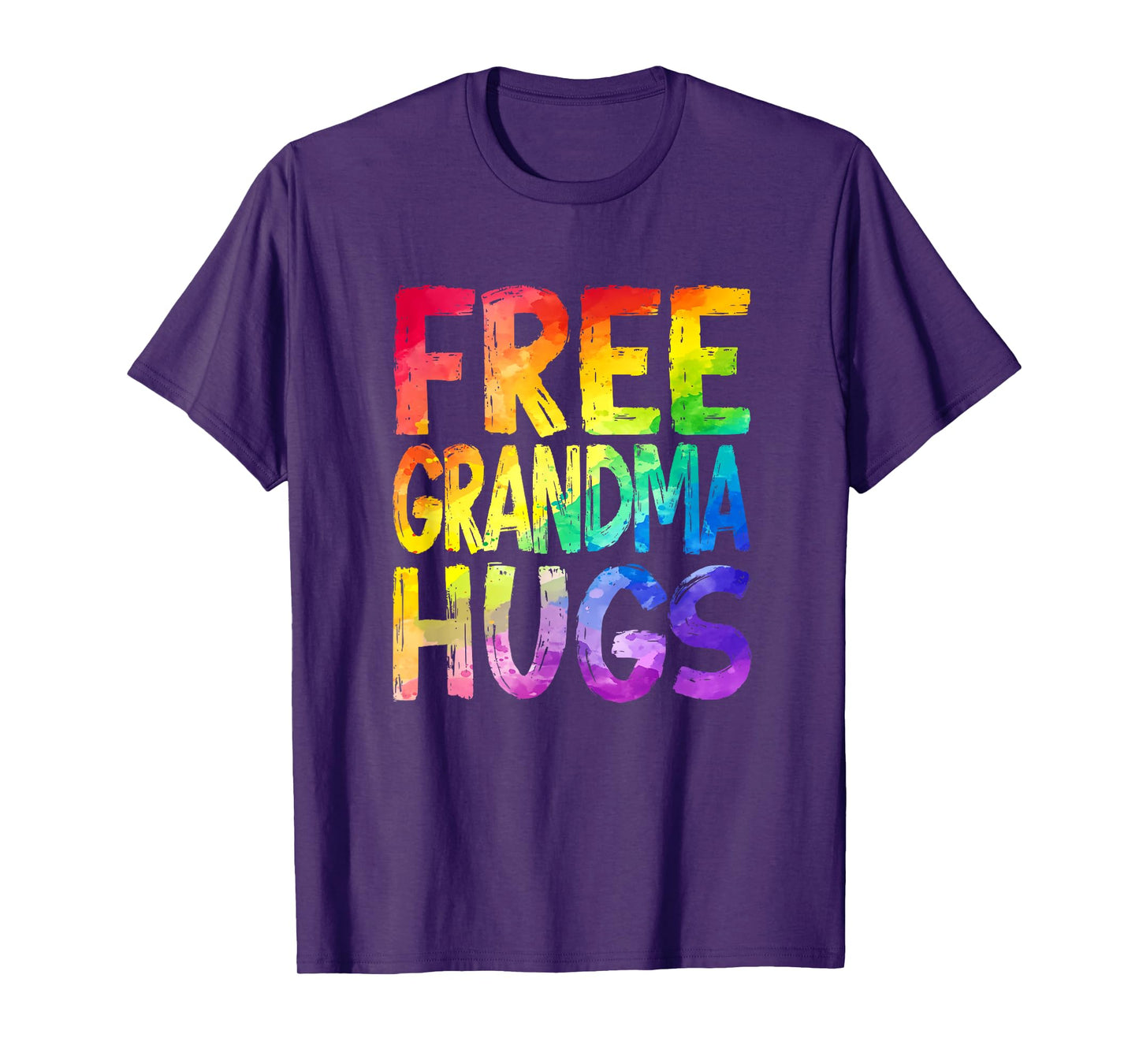 Free Grandma Hugs Lgbt Pride Lgbtq Lesbian Gay Rainbow T-Shirt