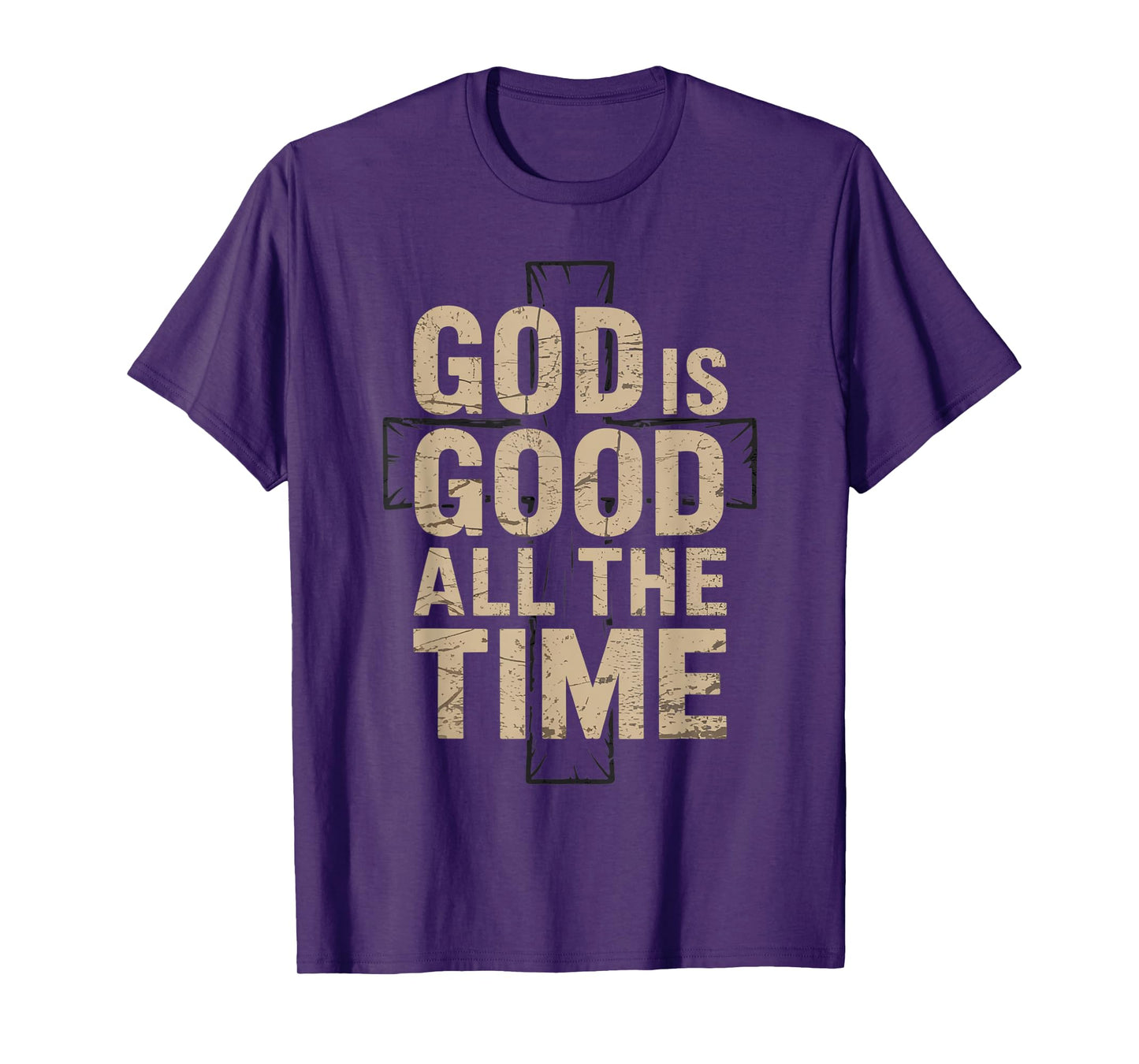 Vintage Retro Christian God is Good All The Time Jesus T-Shirt