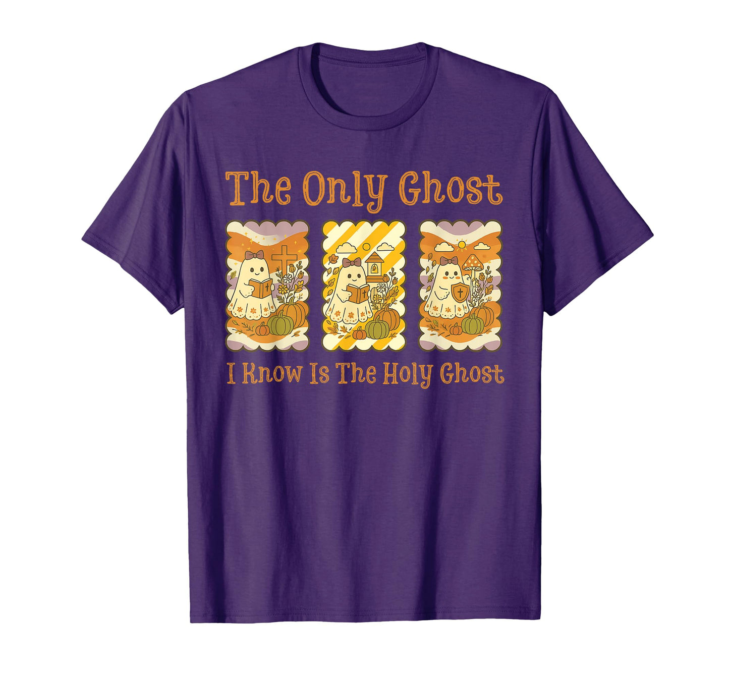 The Only Ghost I Know is The Holy Ghost Halloween Christian T-Shirt