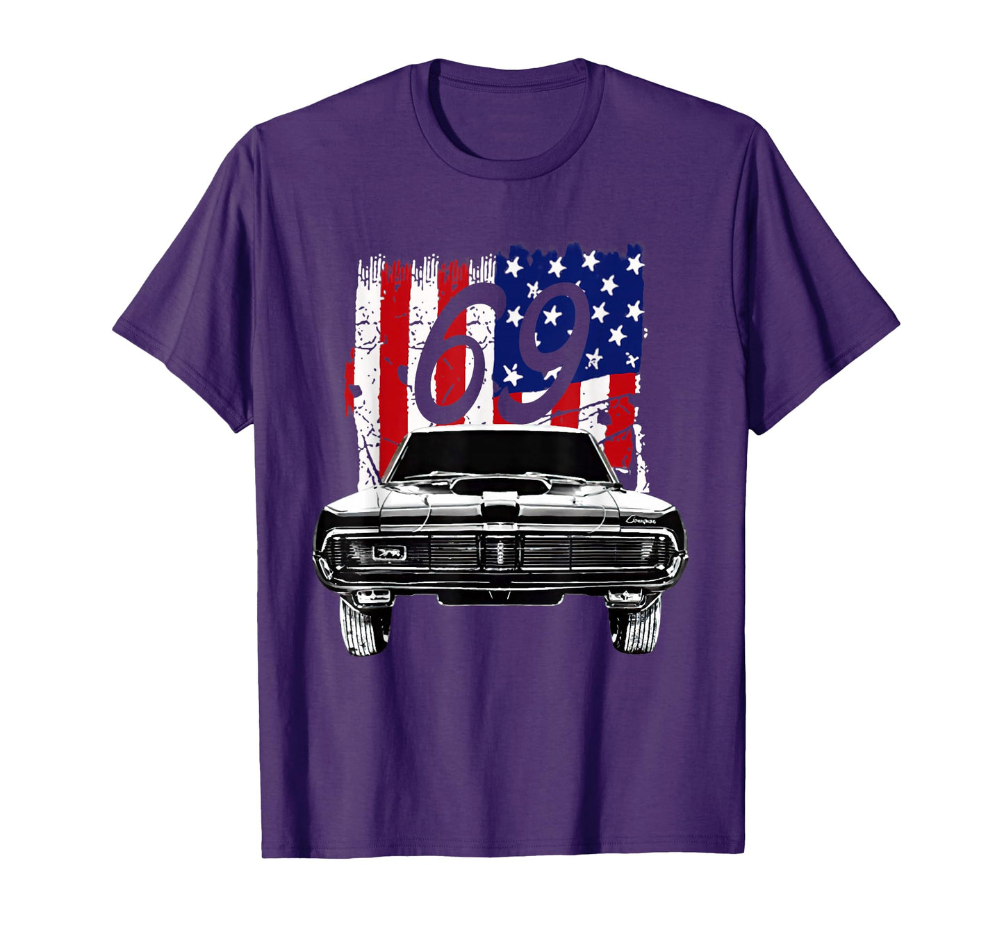 1969 69 Mercury classic Cougar Vinatge cars T-Shirt
