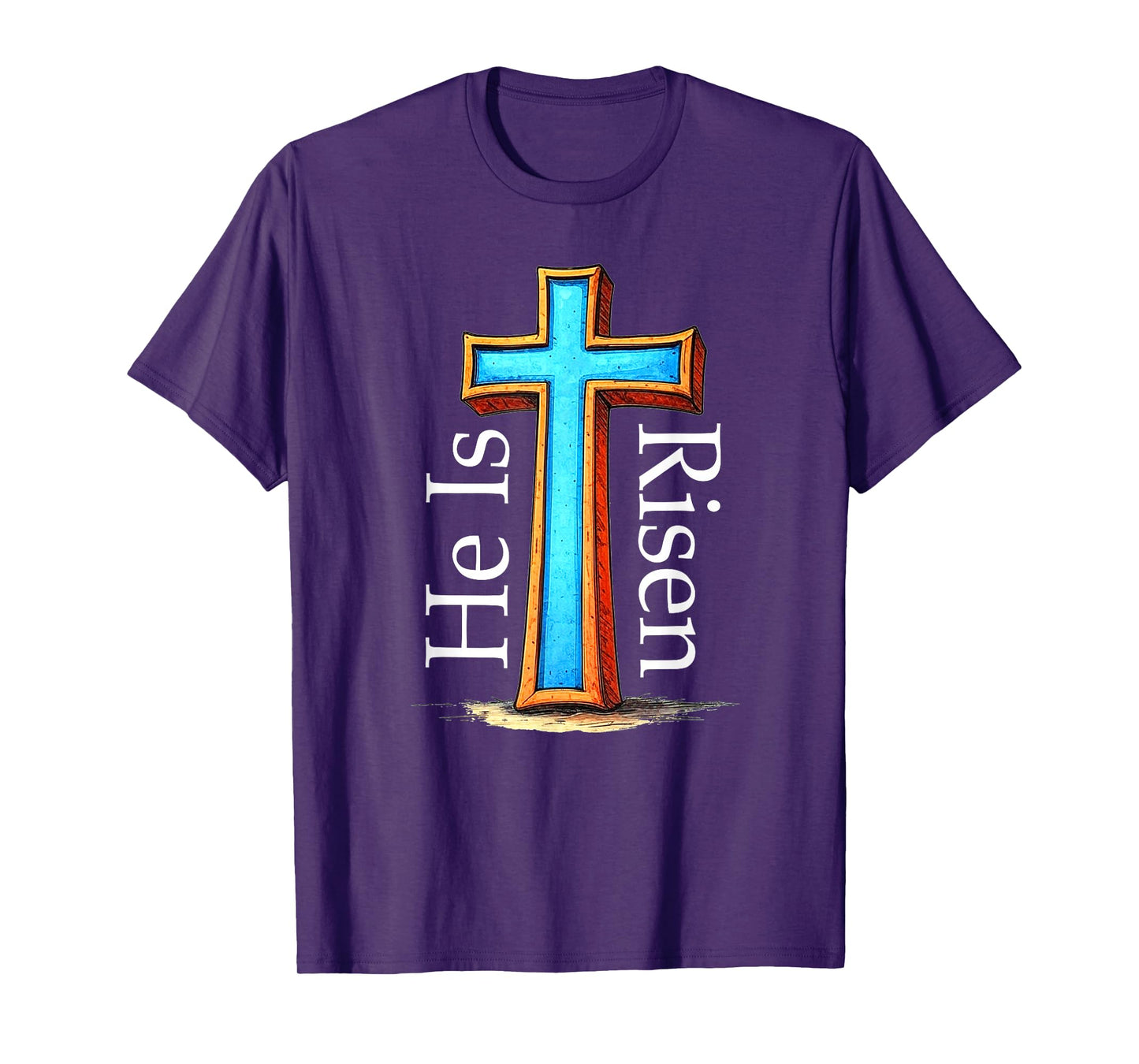 He is Risen Christian Cross of Christ T-Shirt