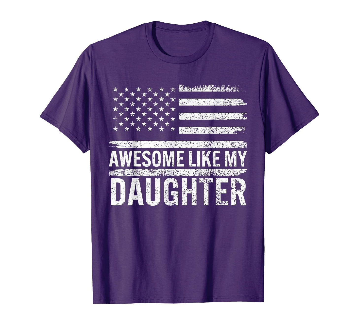 Awesome Like My Daughter Retro Men Funny Fathers Day Dad T-Shirt