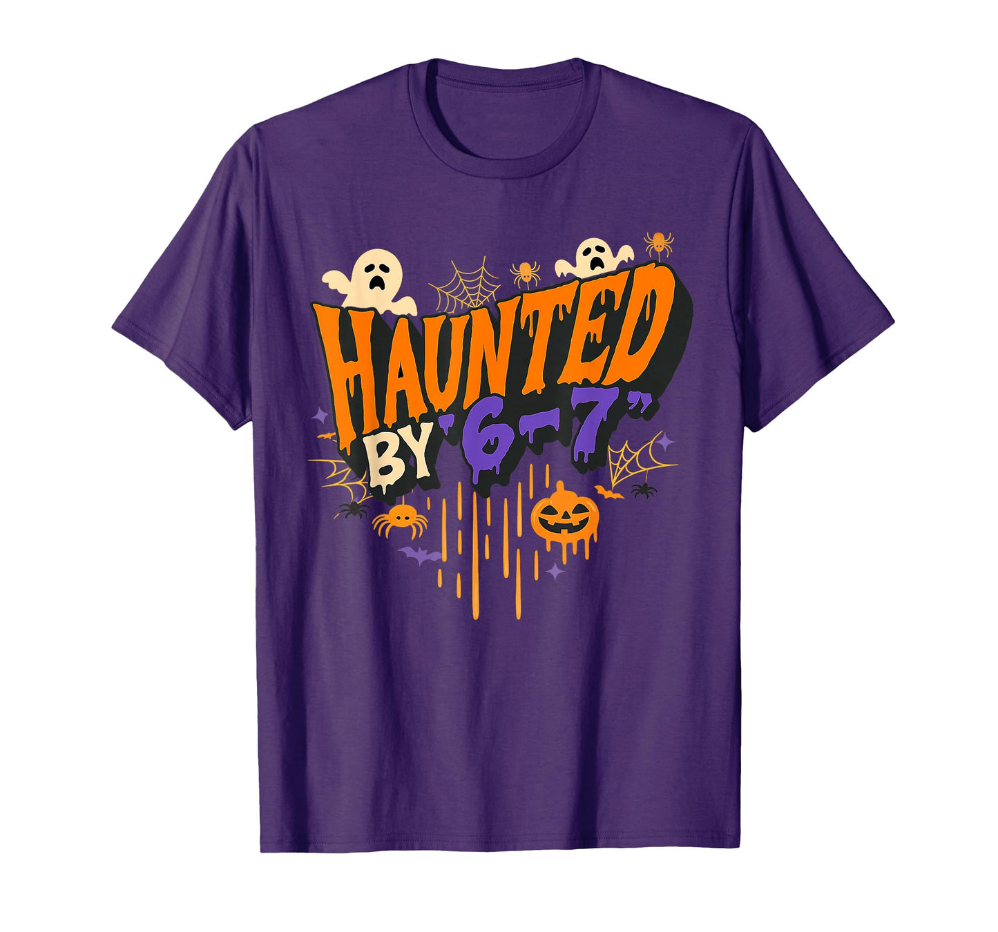 Funny Haunted by 6 7 Drip Halloween Costume for Men Women T-Shirt