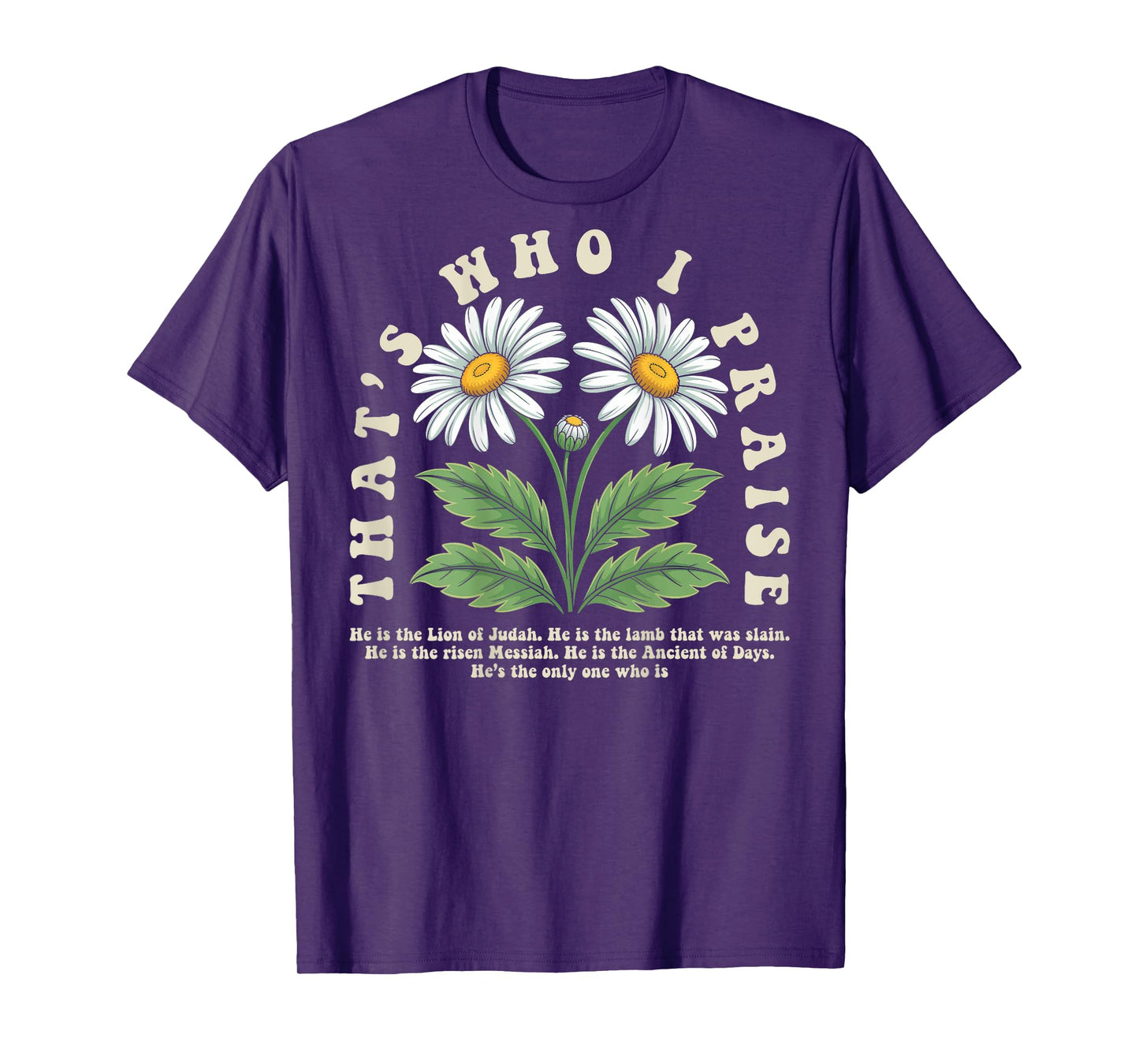 Brandon That's Who I Praise Jesus Christian Lake Merch T-Shirt