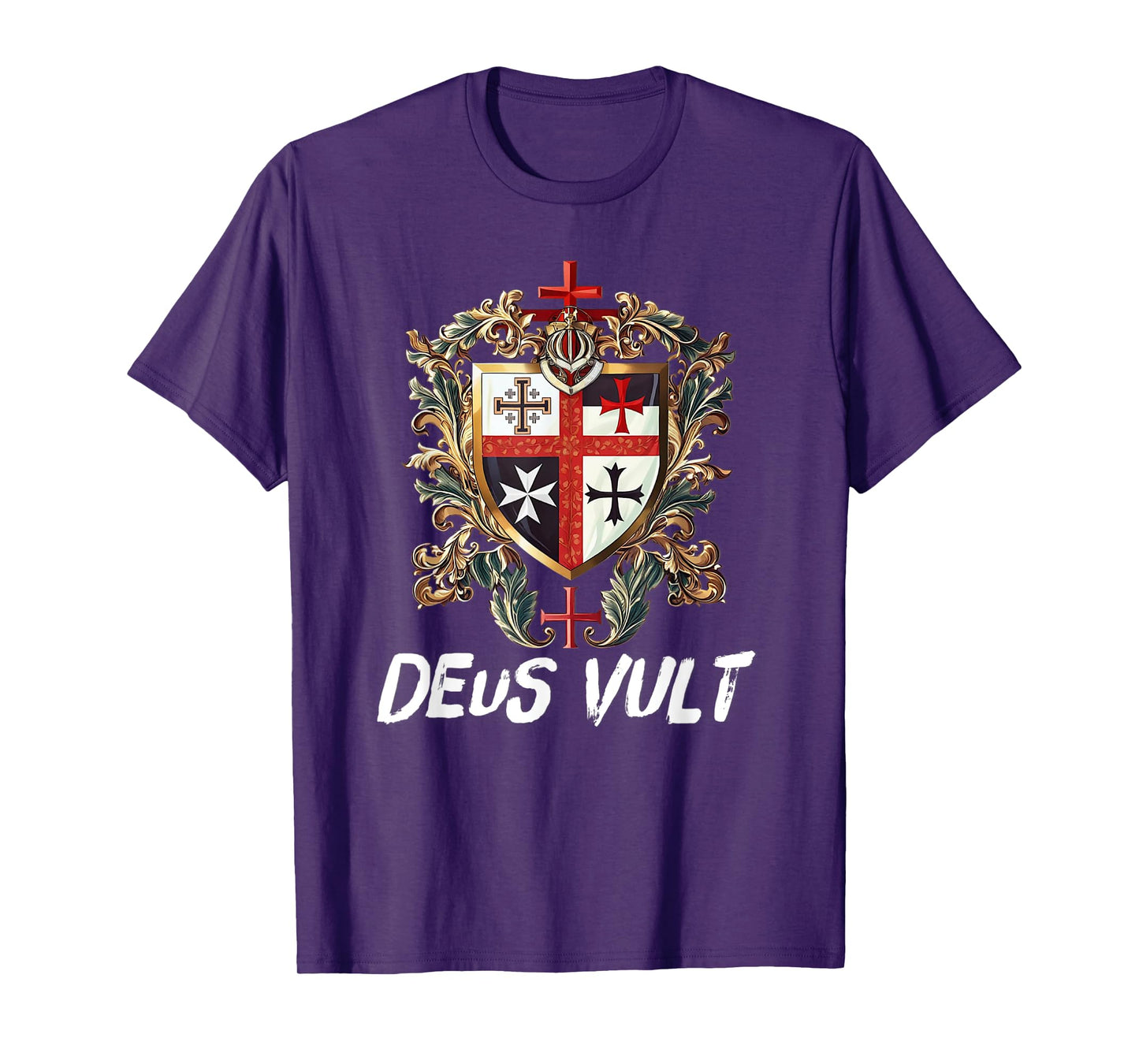 Catholic Knight Templar Crusader Cross Latin T-Shirt
