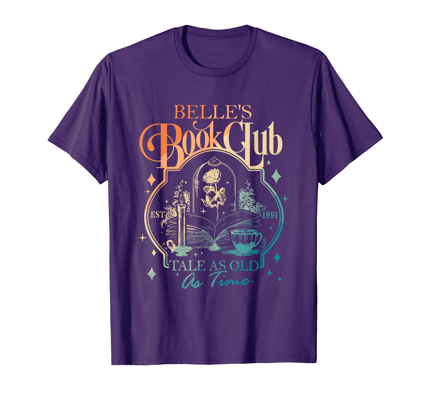 Belle's Book Club Est 1991 Tale As Old As Time Vintage T-Shirt
