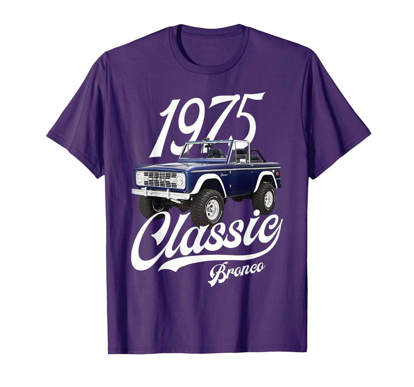 Classic bronco 1975 Navy Blue Knoxville T-Shirt