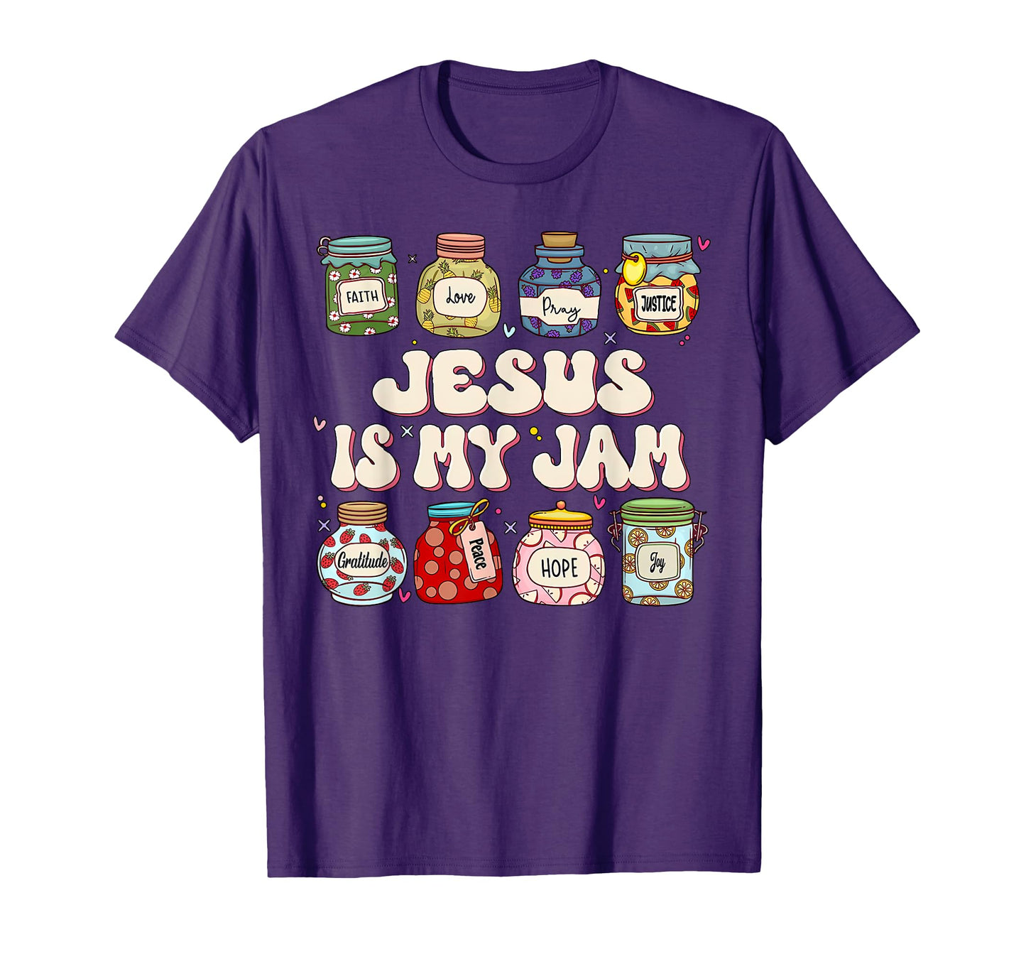 Jesus is My Jam I'm Here to Spread It Christian Faith God T-Shirt