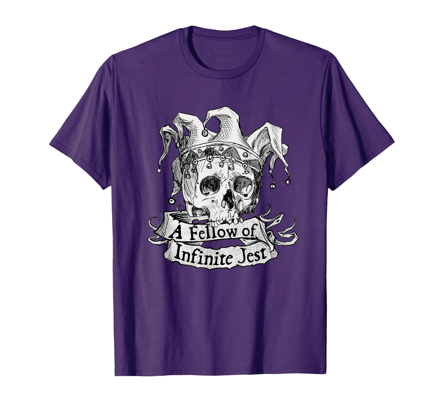 Shakespeare Skull Joker Yorick Theatre Literature Hamlet T-Shirt