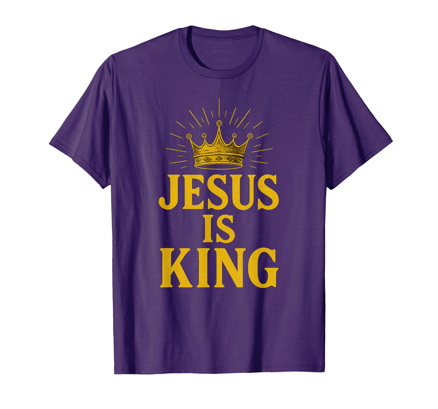 Jesus is King Crown Christian T-Shirt T-Shirt