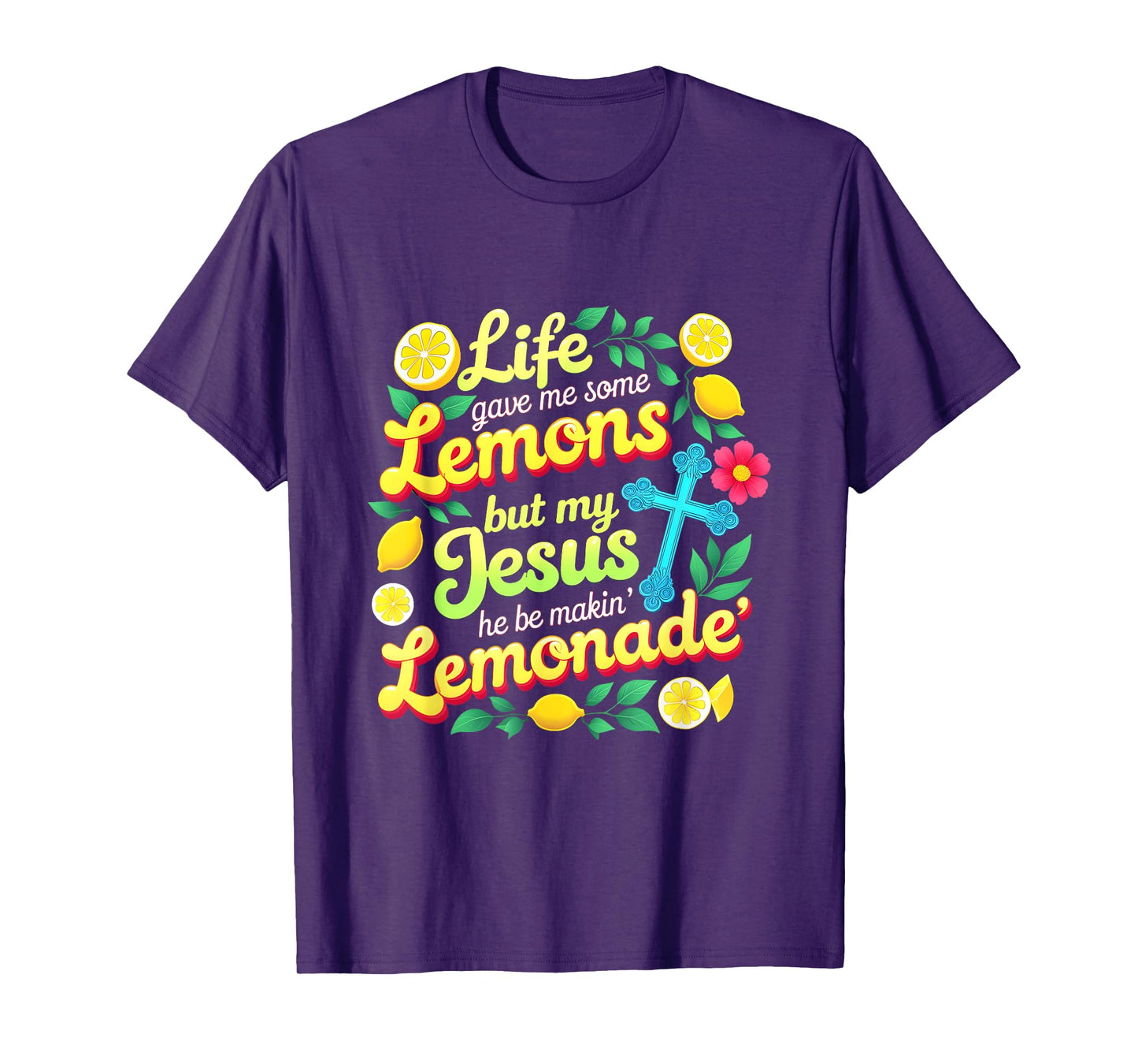 Lemonade Bible Life Gave Me Some Lemons Jesus Making T-Shirt