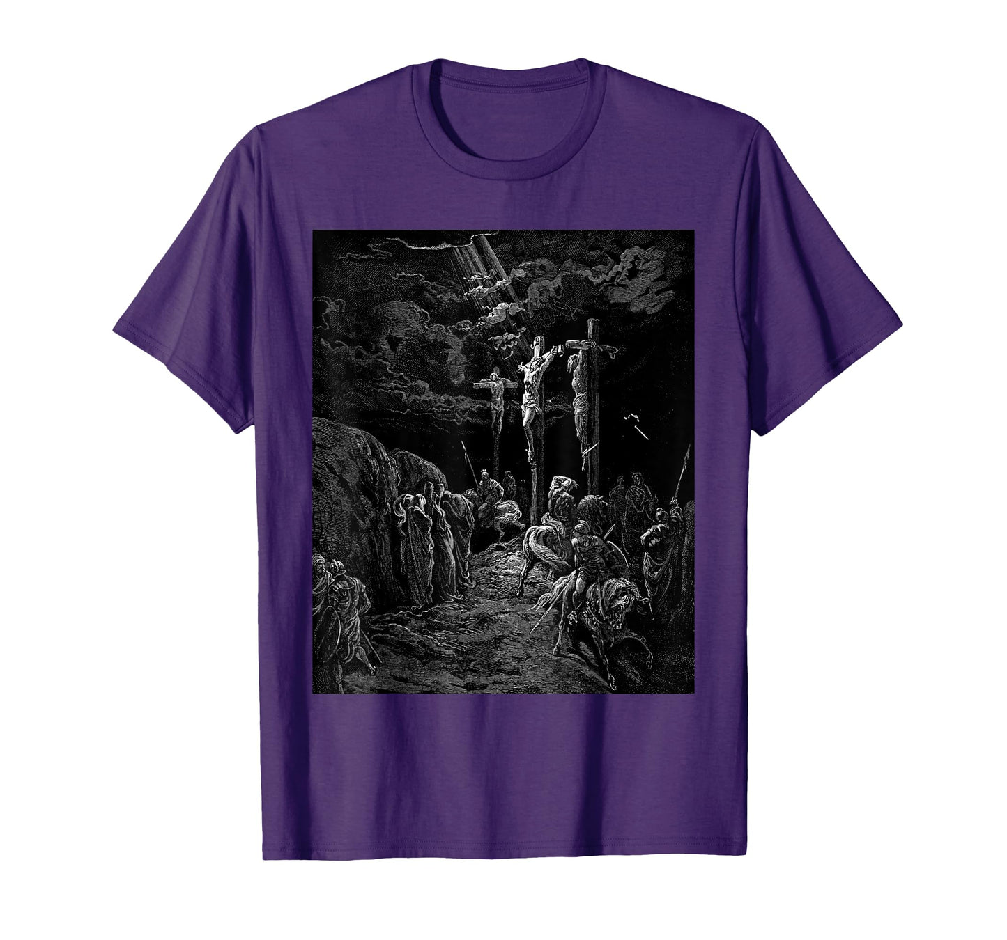 The Crucifixion of Jesus Gustave Dore Biblical Art T-Shirt