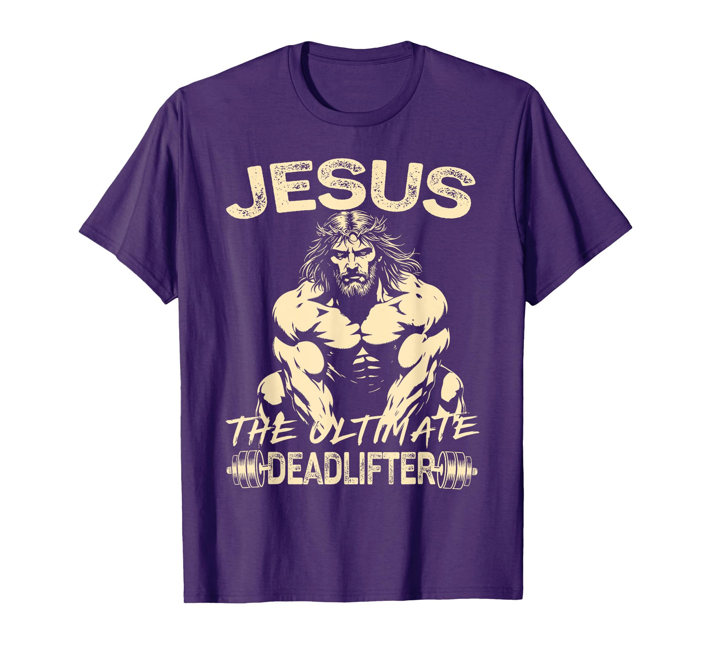 Jesus The Ultimate Deadlifter Christian Gym Pump Cover T-Shirt