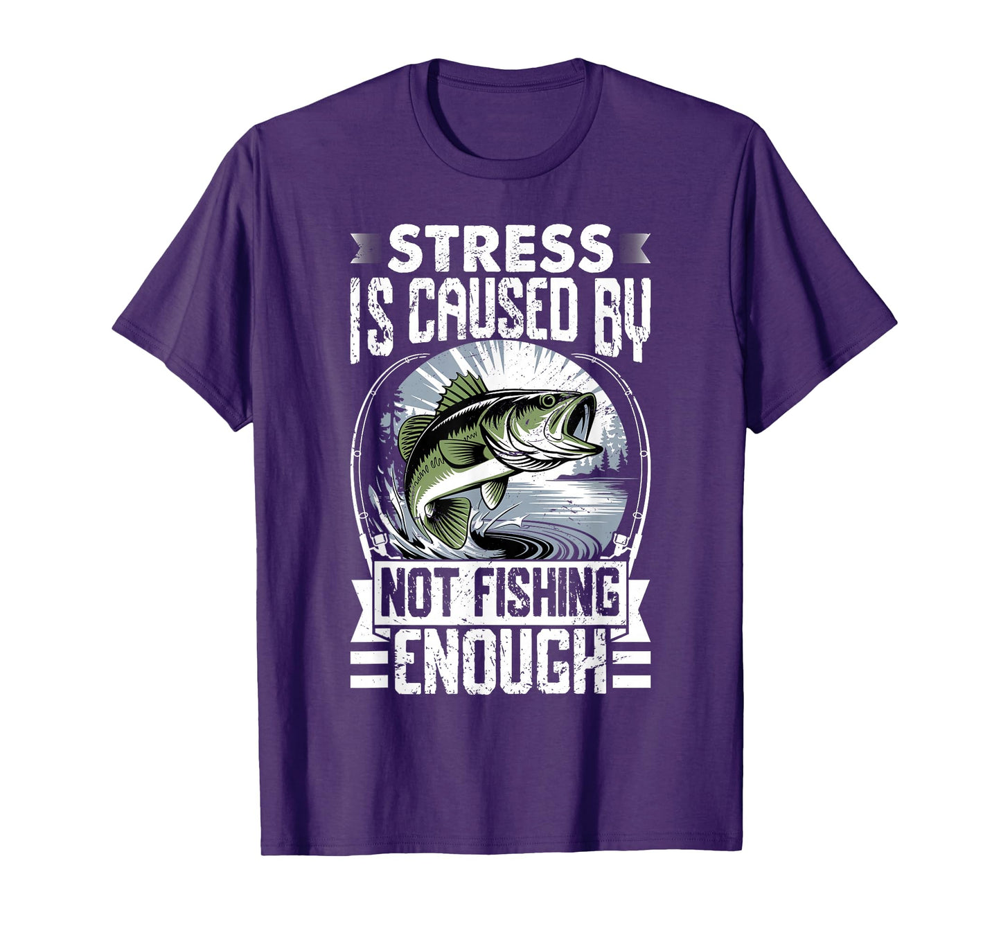 Funny Fishing Shirt for Men Women Fisherman Bass Fishing T-Shirt