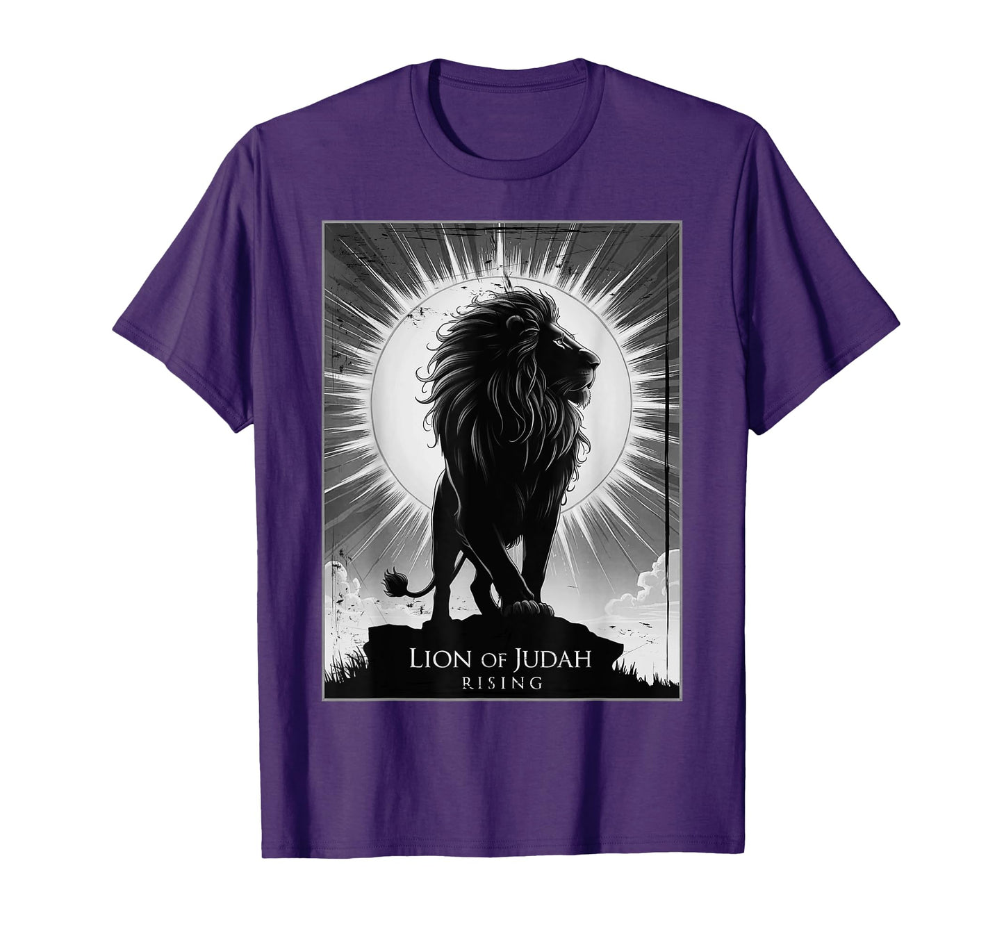 Lion Of The Tribe Judah Rising Hebrew Israelite YHWH T-Shirt