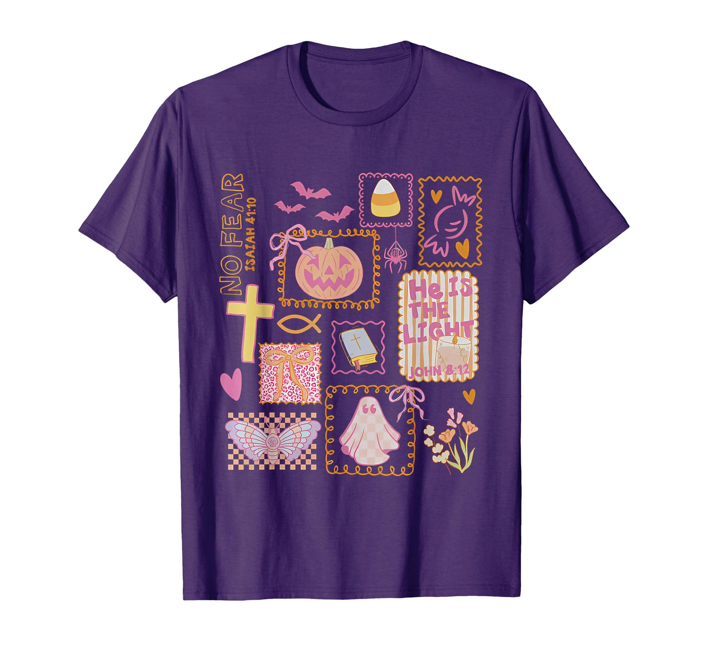 Christian Youth Group Faith Fall Church Cute Jesus Halloween T-Shirt