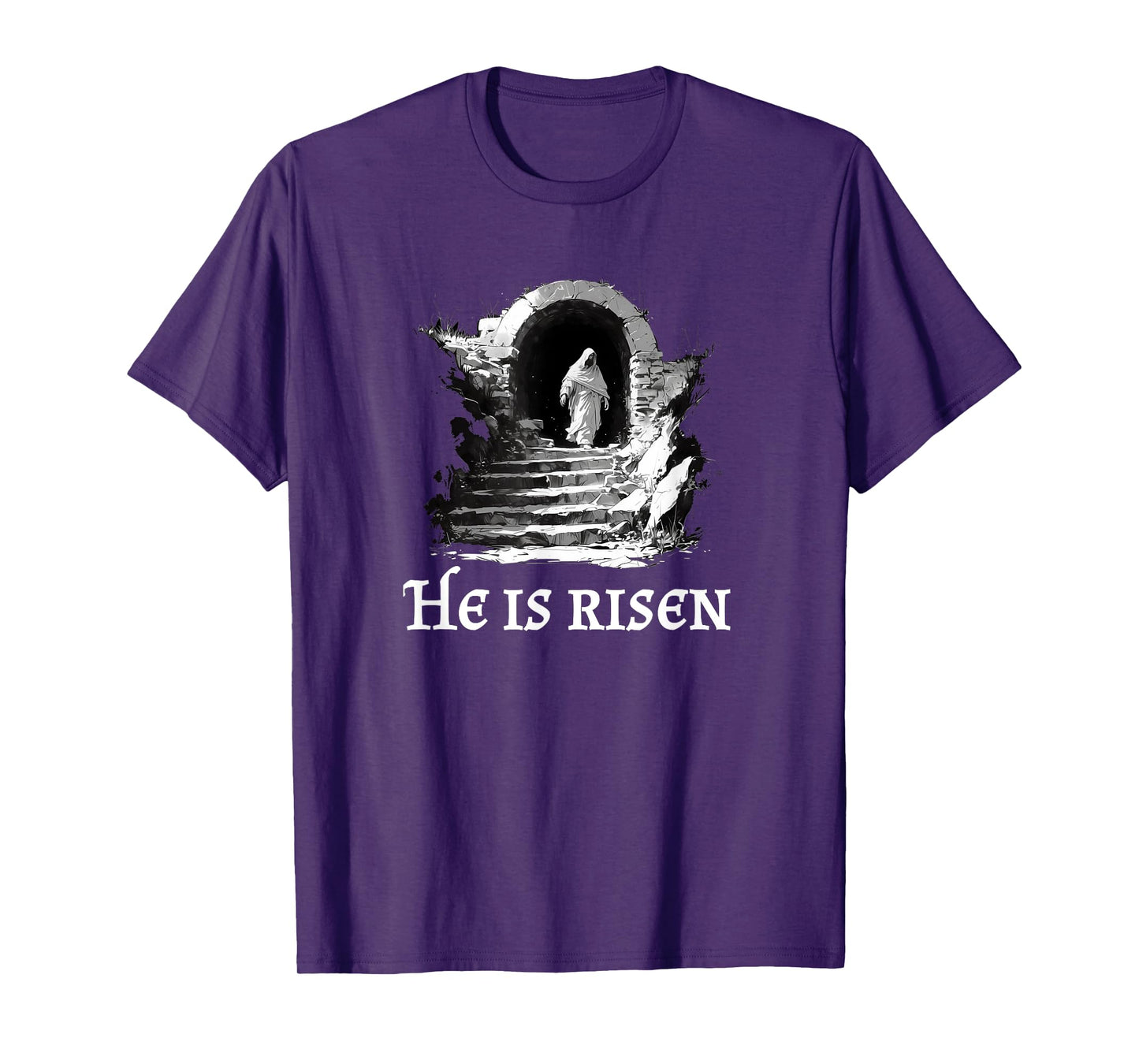 He Is Risen! Cross Jesus, Easter Day Christians Vintage gift T-Shirt
