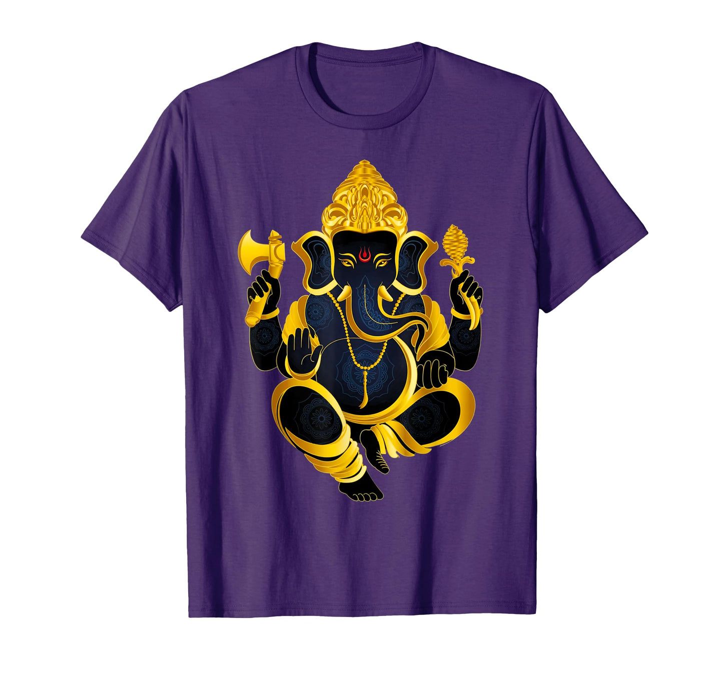 Hindu Ganesha Puja Elephant God India Meditation Yoga Murti T-Shirt