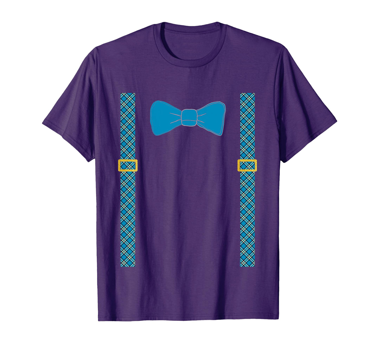 Kids Boys Suspenders and Bowtie Tee by Scarebaby T-Shirt