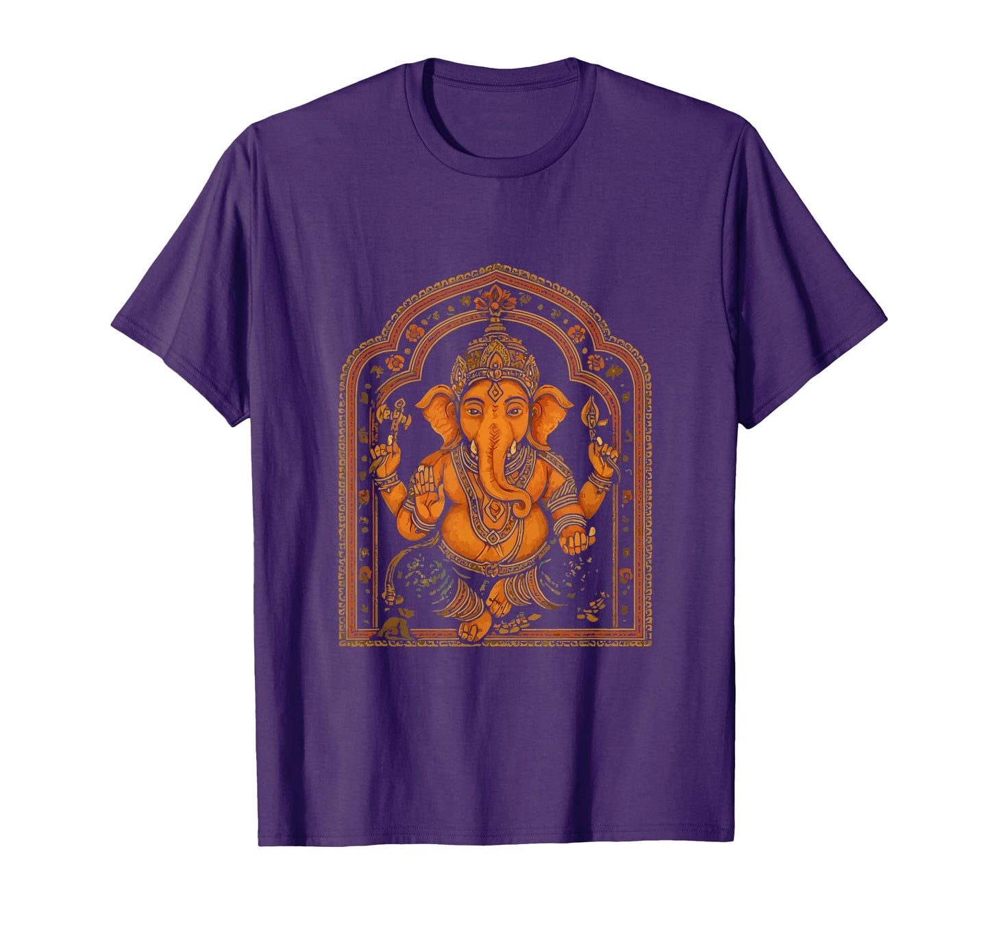 Ganesh Symbol Yoga Hindu Elephant God Ganesha Puja T-Shirt