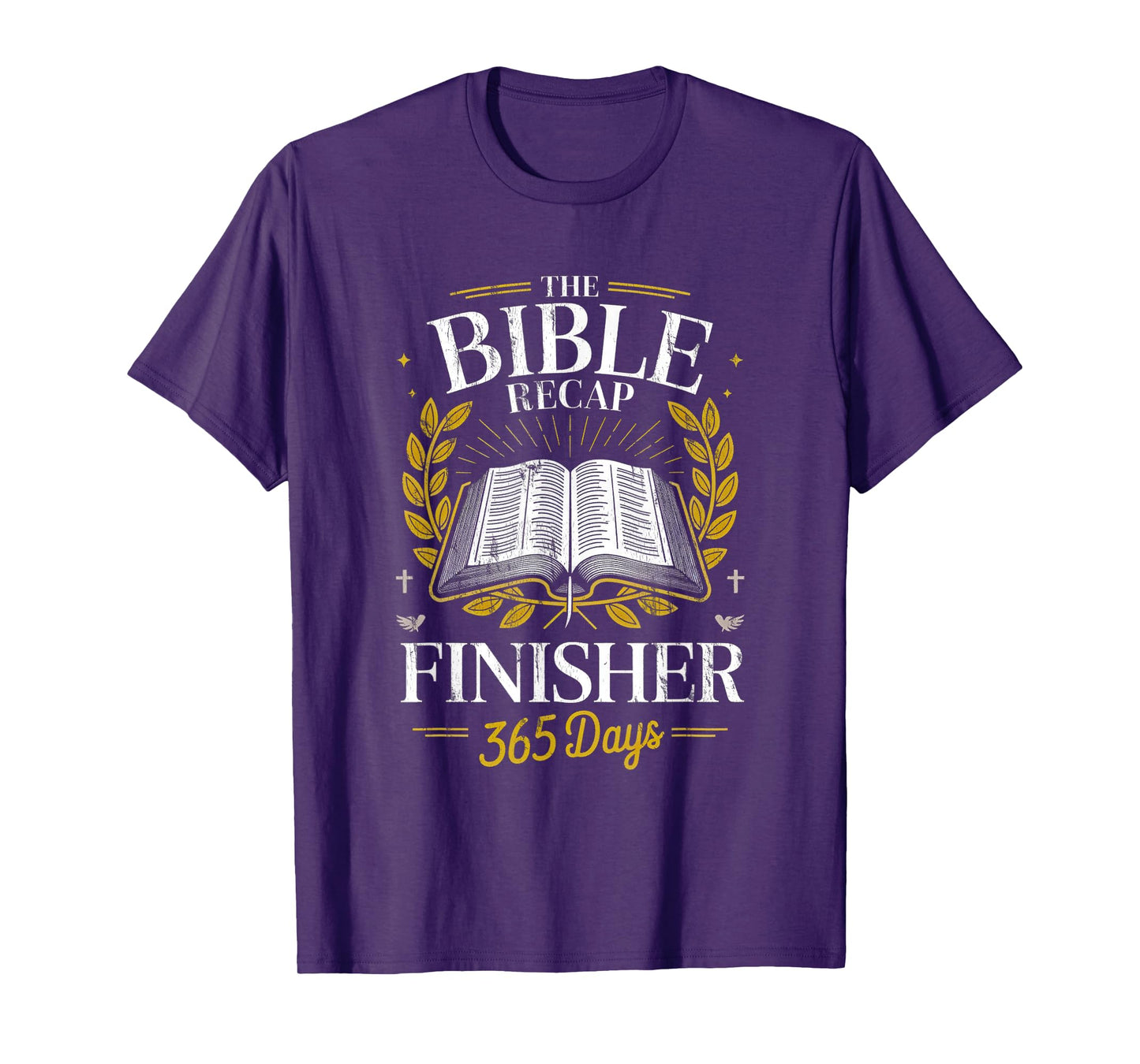 The Bible Recap Finisher 365 Days Spiritual Study Christian T-Shirt