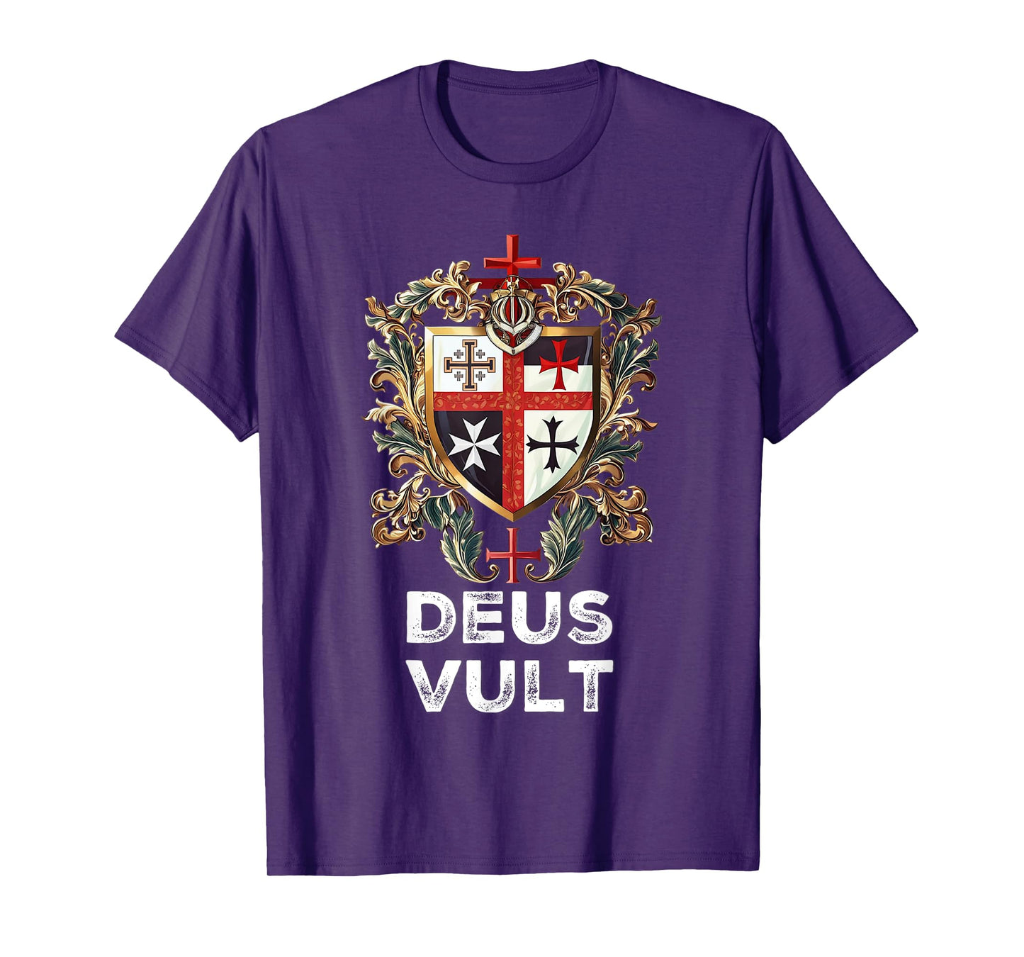Catholic Knight Templar Crusader Cross Latin T-Shirt