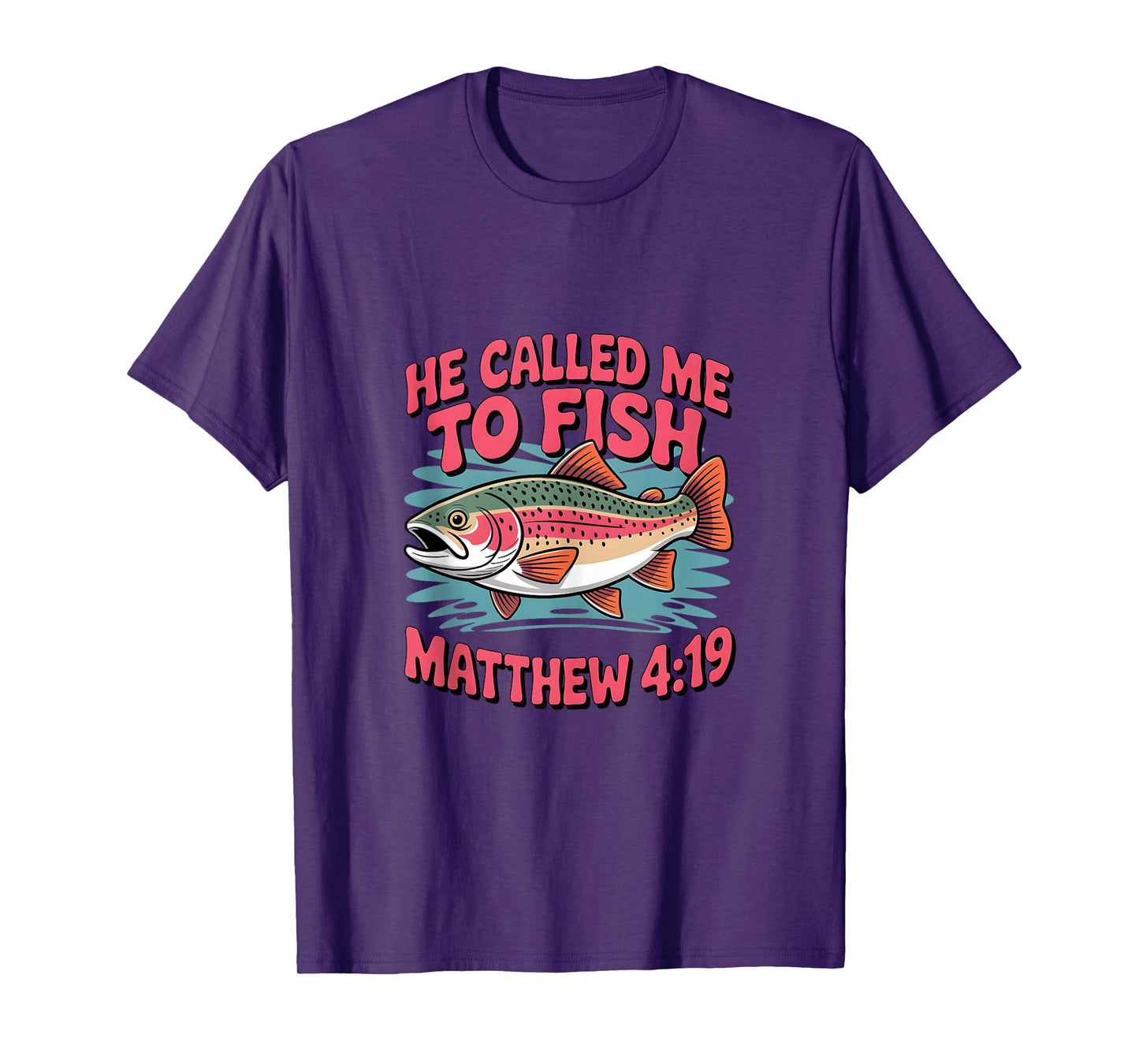 He Called Me to Fish Faith-Based Christian Fishing Tank Top
