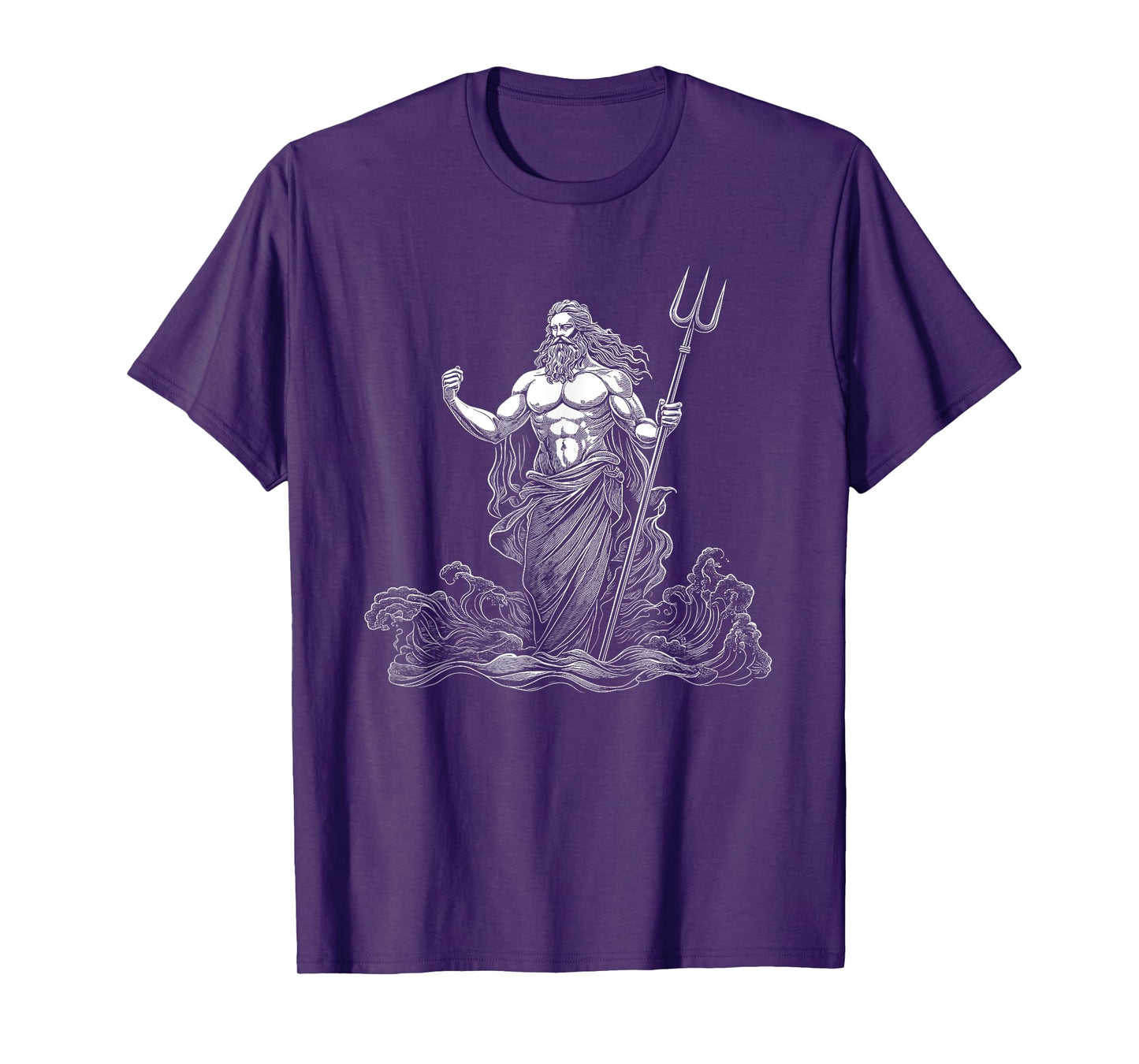 Poseidon Greek Mythology Design For Men T-Shirt