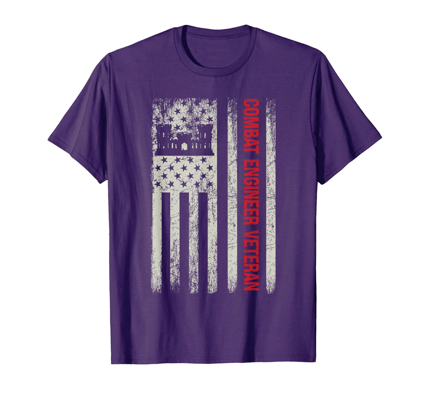 Combat Engineer Veteran Engineering Veteran's Day T-Shirt