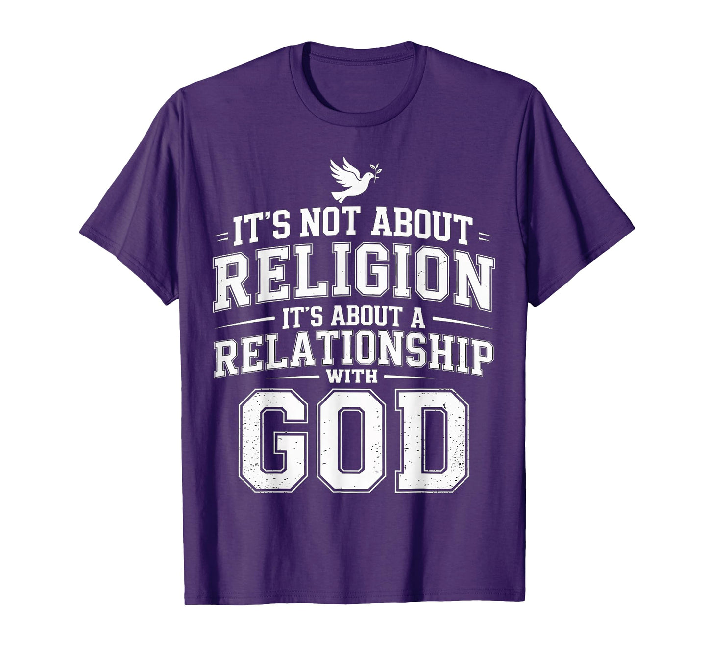 It's A Relationship With God Not Religion |- T-Shirt