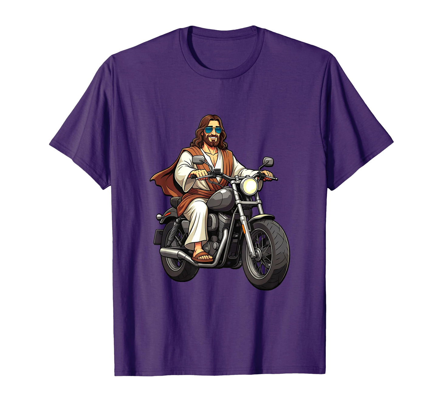 Jesus On A Motorcycle T-Shirt