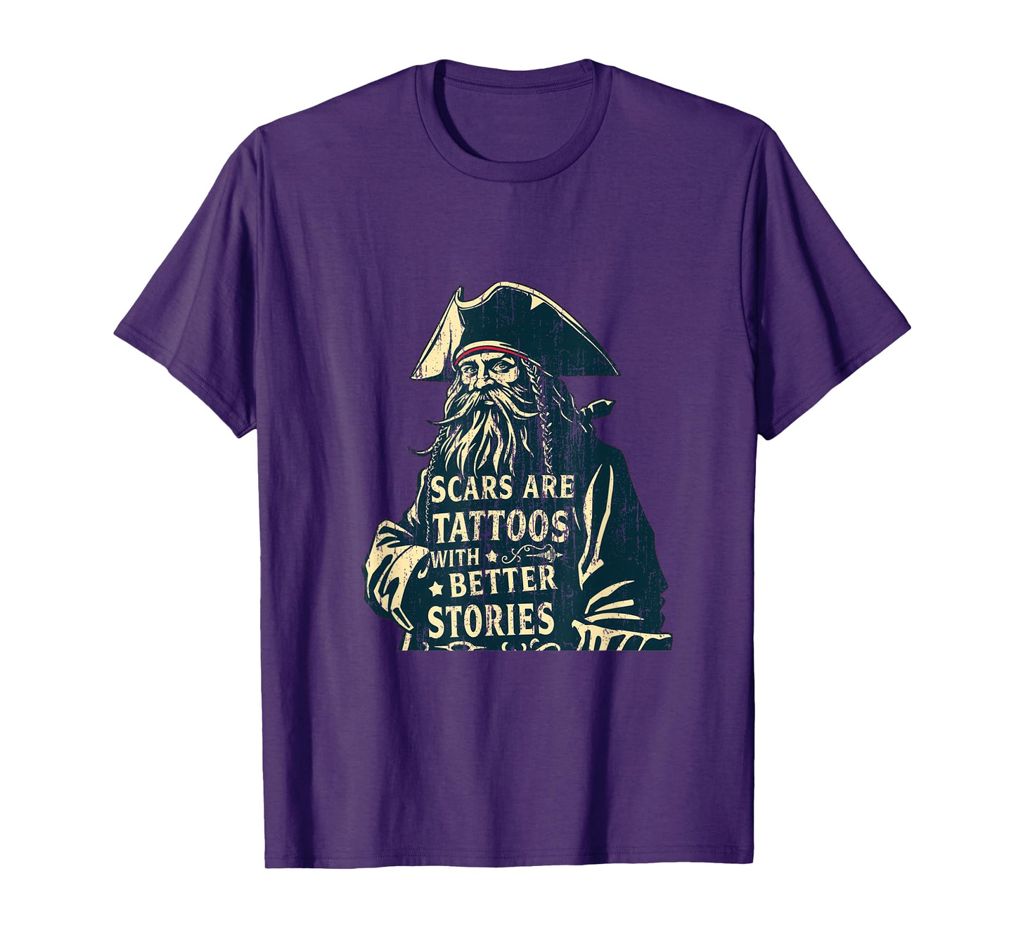 Scars are Tattoos with Better Stories Vintage T-Shirt