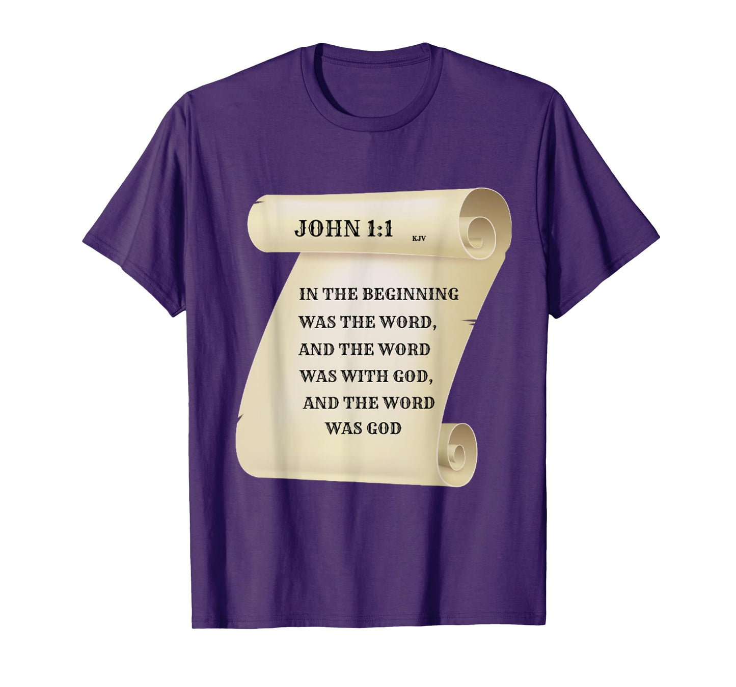Christian T Shirt - John 1:1 In The Beginning Was The Word T-Shirt