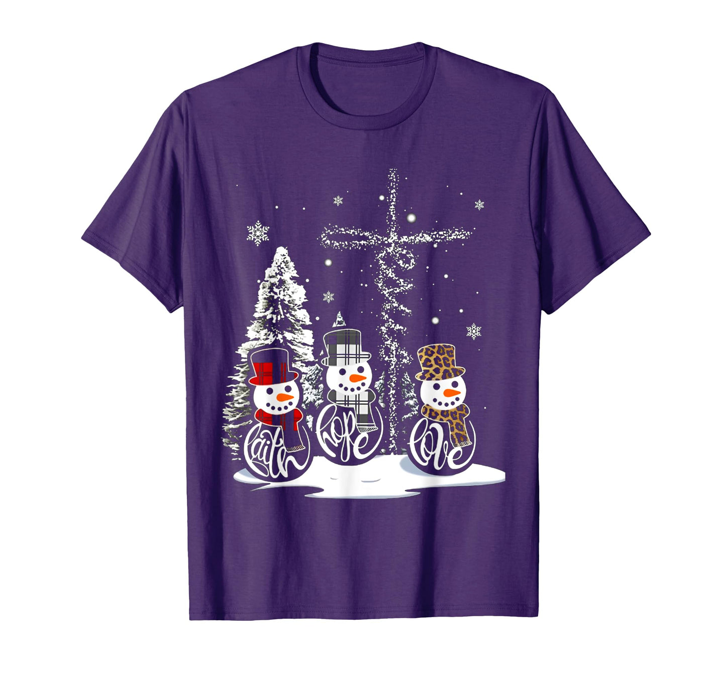 Christmas starts with Christ - faith hope love T-Shirt