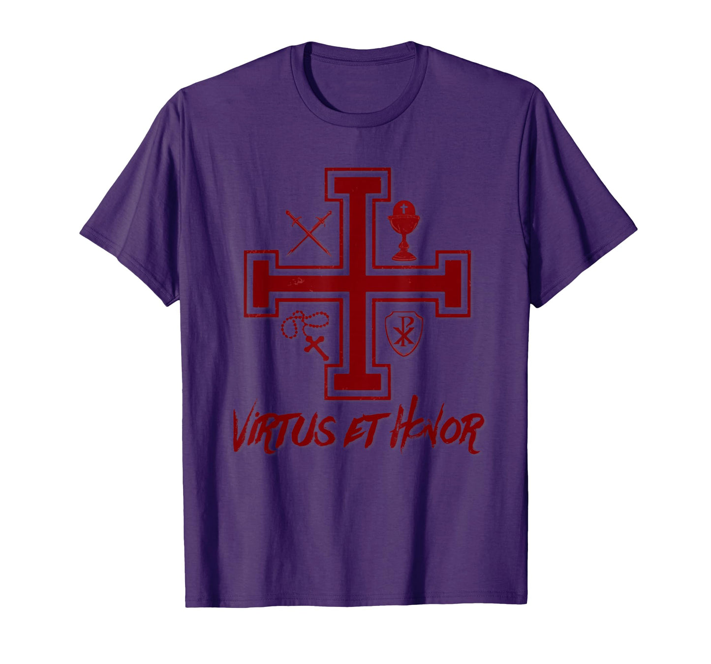 Catholic Knight Templar Crusader Cross T-Shirt