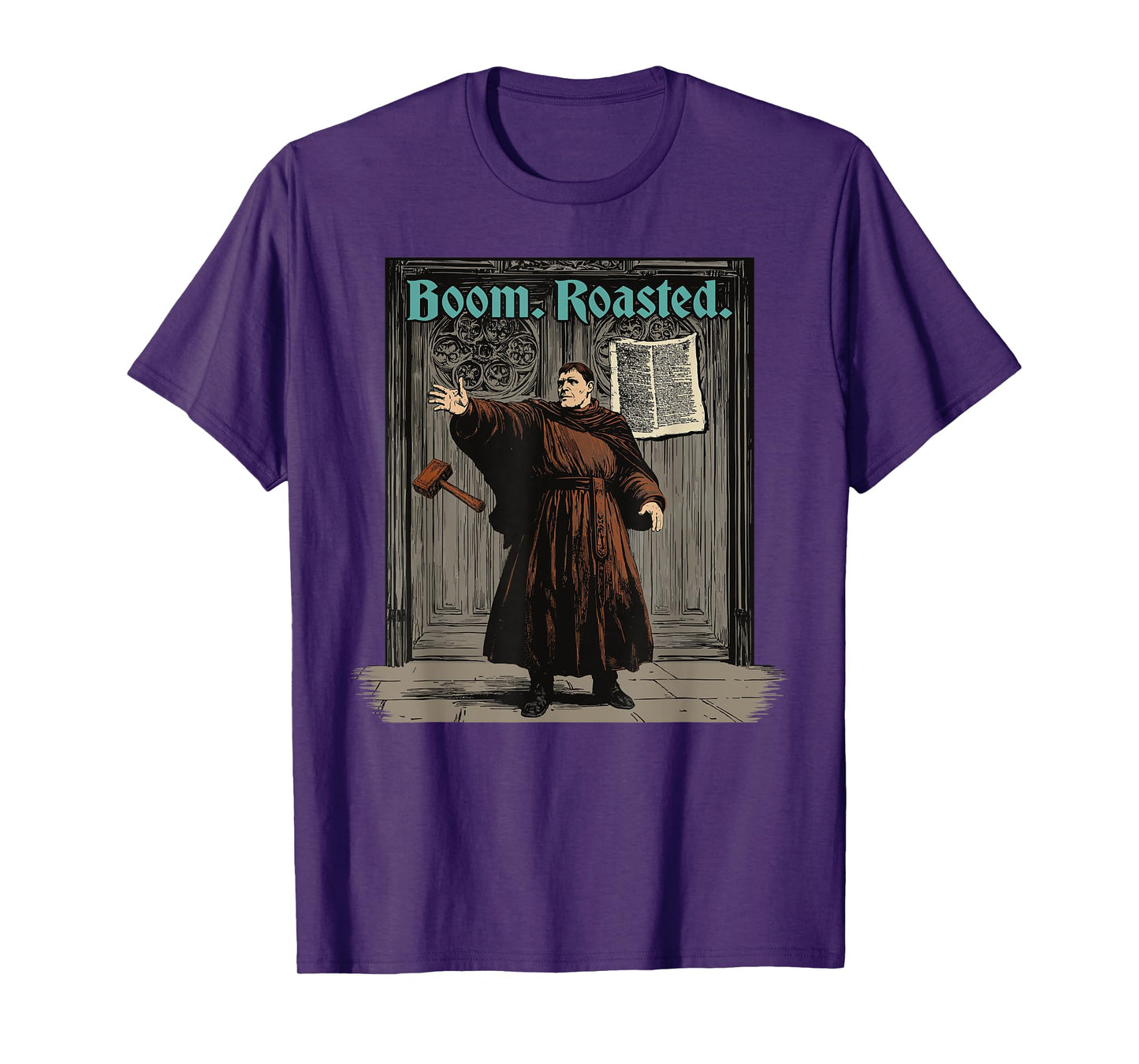 Funny Martin Luther Boom Reformation Day Reformed Christian T-Shirt