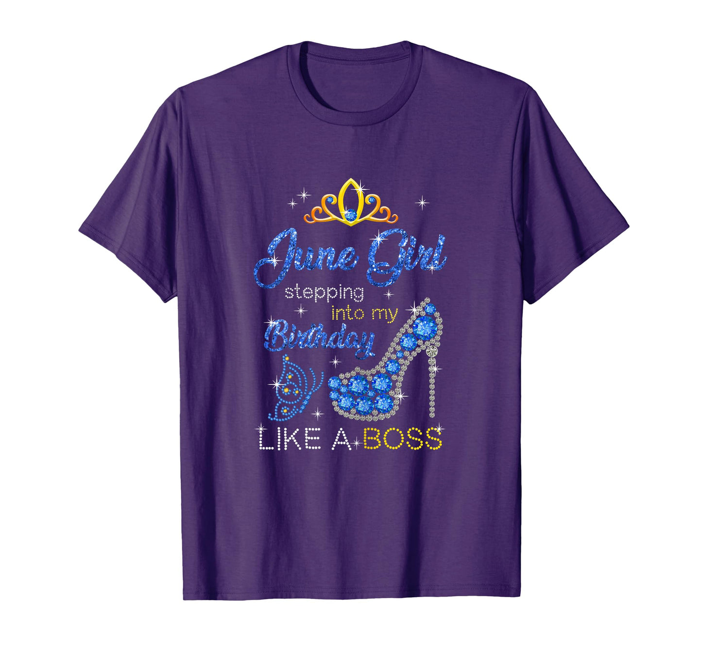 June Girl Stepping Into My Birthday Gift for Gemini Womens T-Shirt