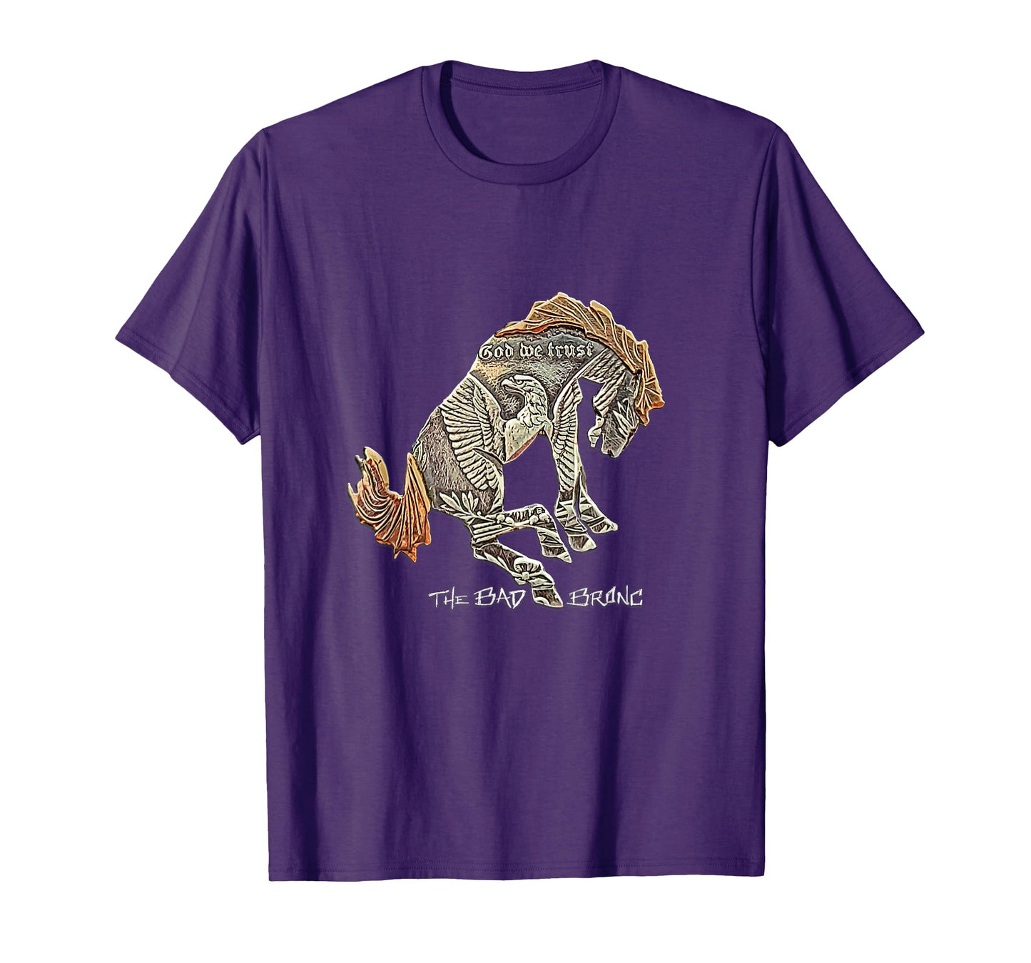 God We Trust Bronc T-Shirt