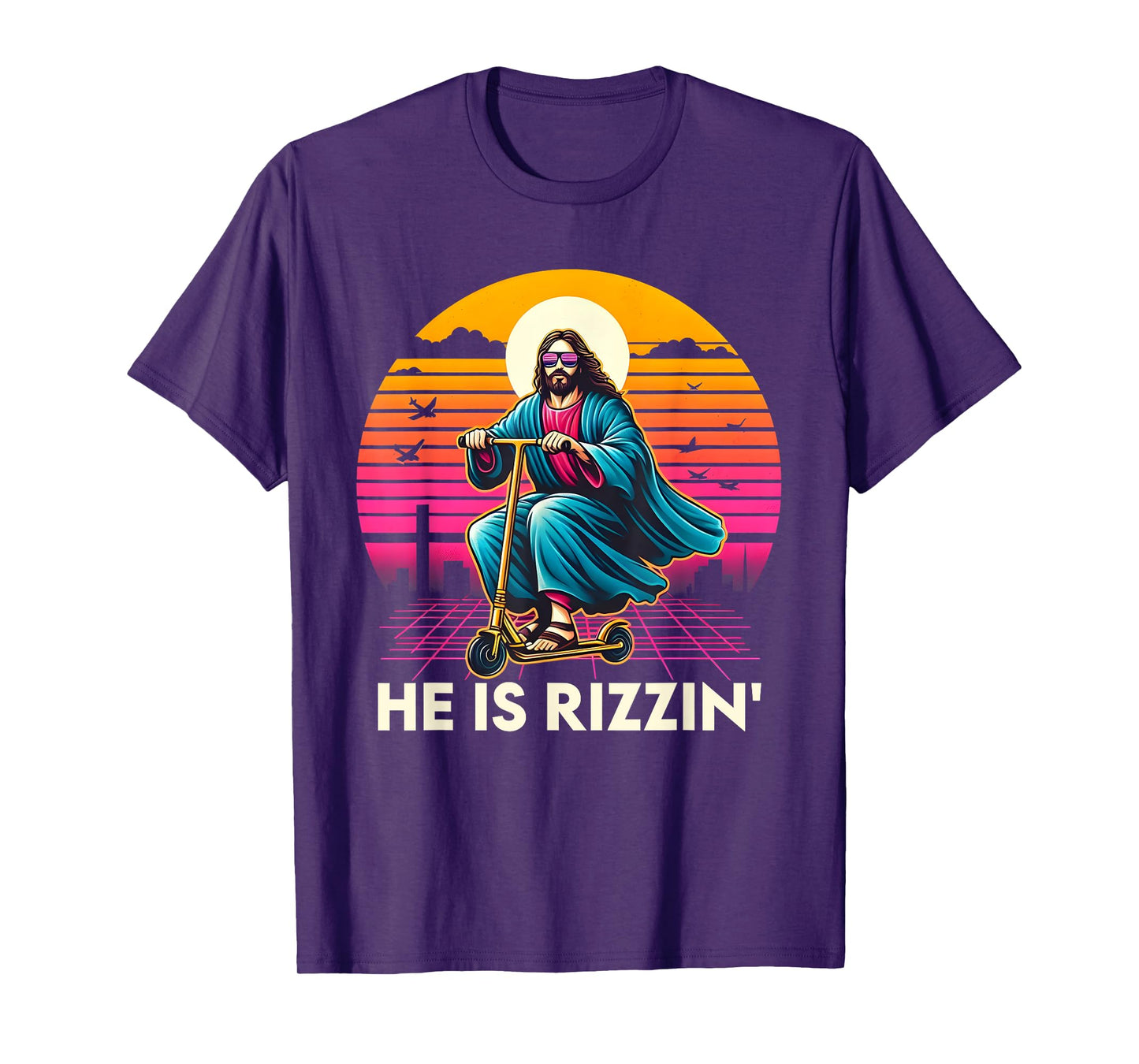 He Is Rizzen Jesus Is Rizzen Cool Jesus Jesus Has Rizzen T-Shirt