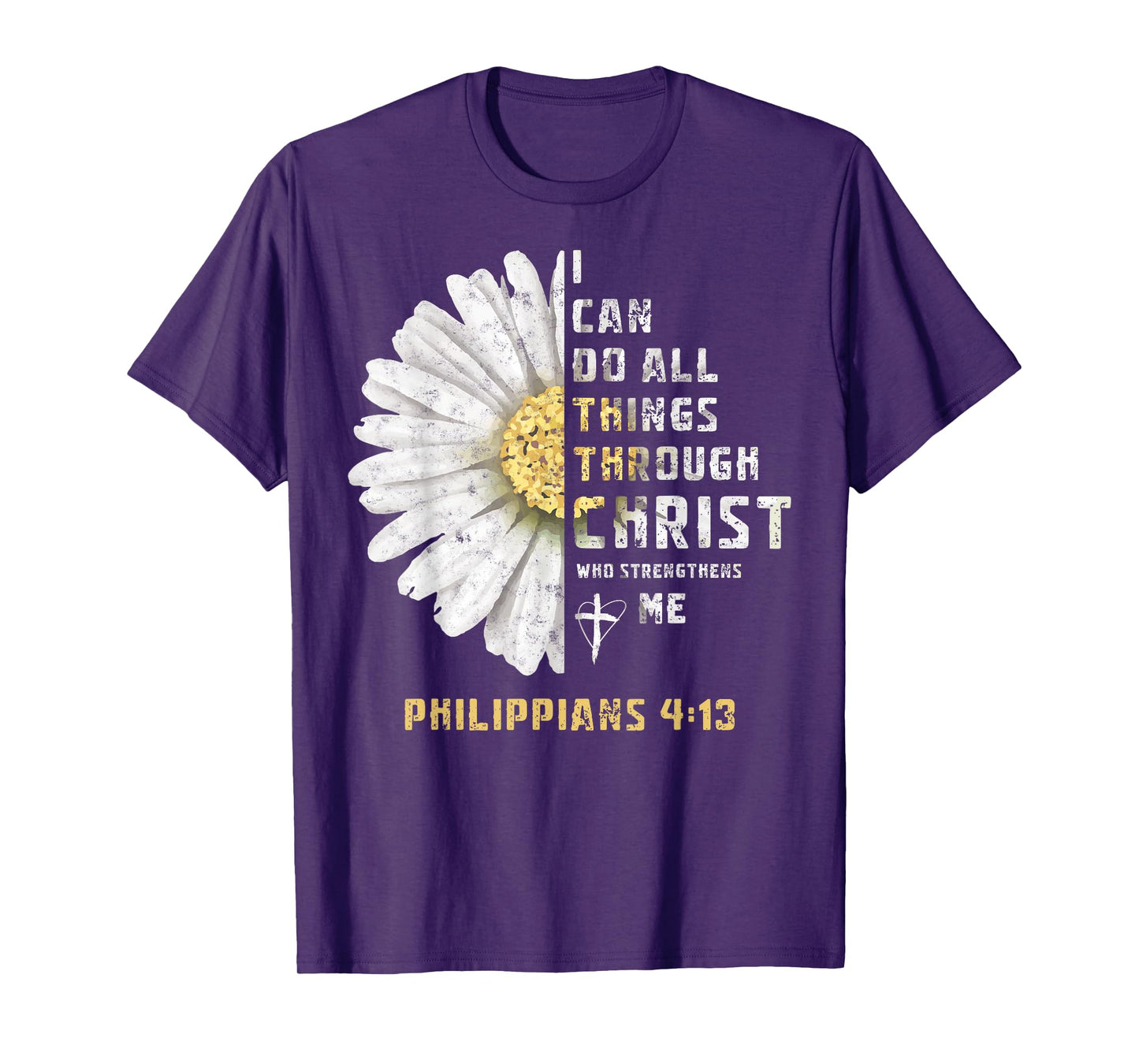 I Can Do All Things Through Christ Christian Tee Bible Lover T-Shirt