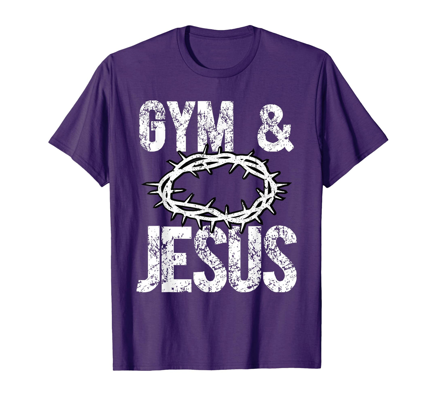 Gym And Jesus Christian Bodybuilder Religious Bodybuilding T-Shirt